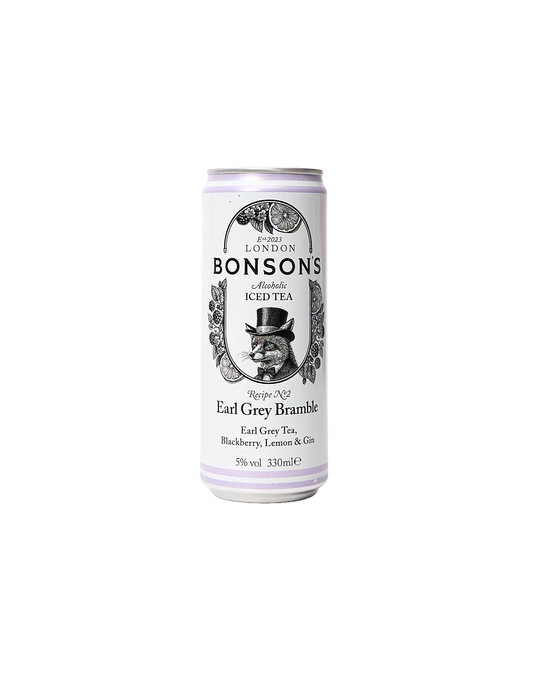 Alcoholic Earl Grey Bramble Iced Tea