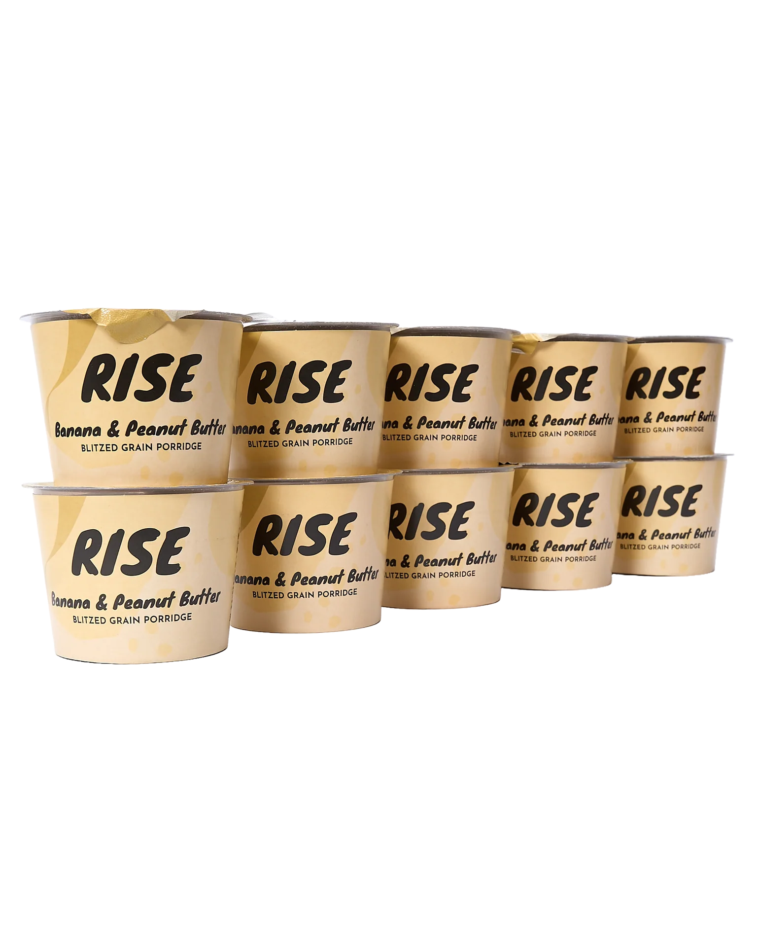 Banana & Peanut Butter Porridge Pots (10 Pots)