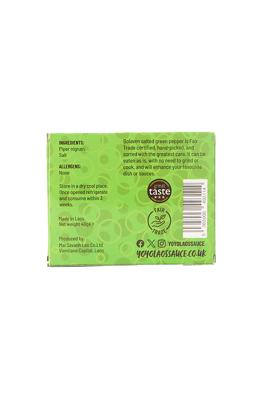 Bolaven Salted Green Pepper - Image 2