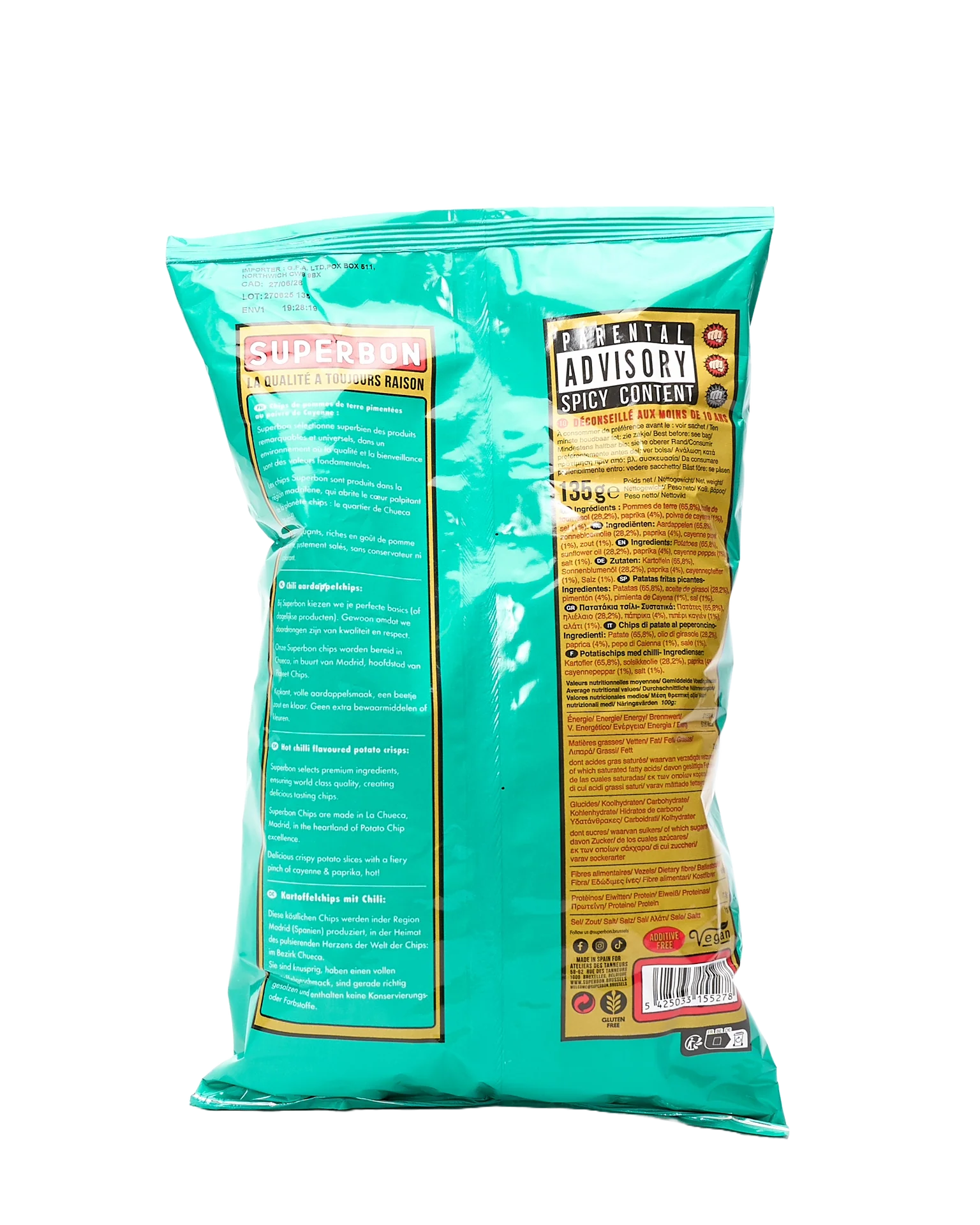 Cayenne & Paprika Crisps (Sharing Bag) - Image 2