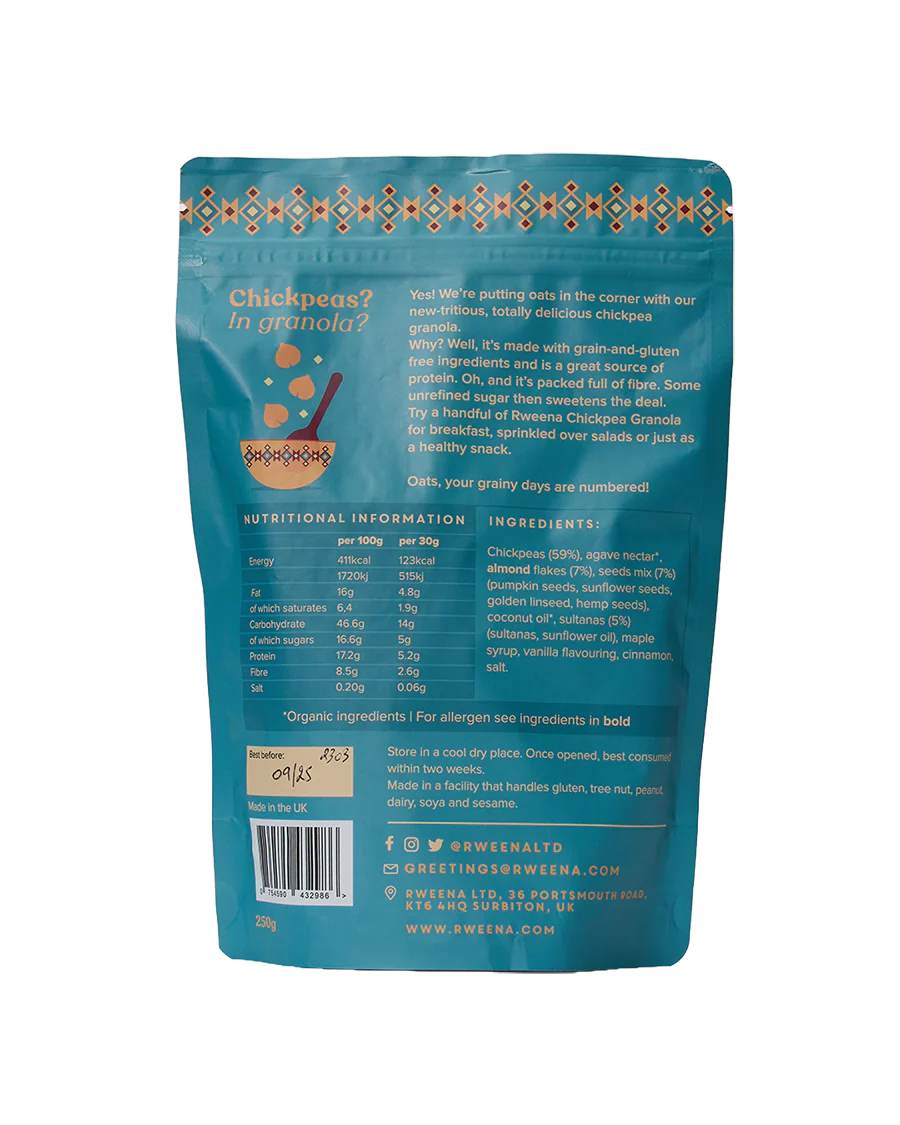 Chickpea Granola: Almonds, Seeds & Sultanas - Image 2