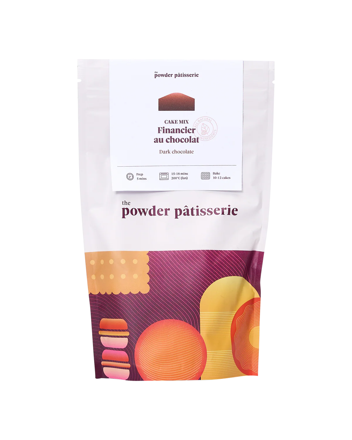 Chocolate French Financier Cake Mix
