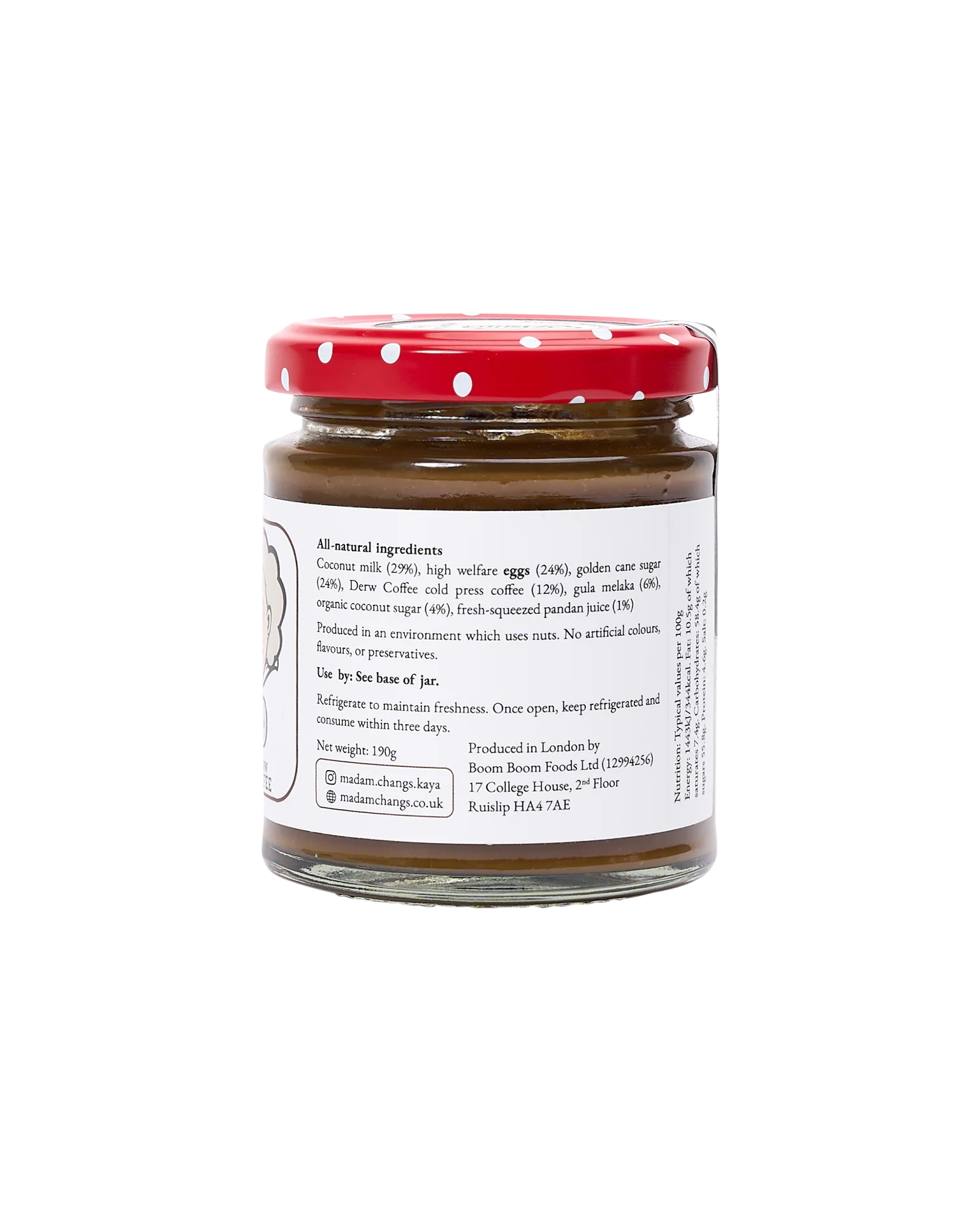 Coffee Kaya with Derw Coffee (Malaysian Coconut Curd) - Image 2