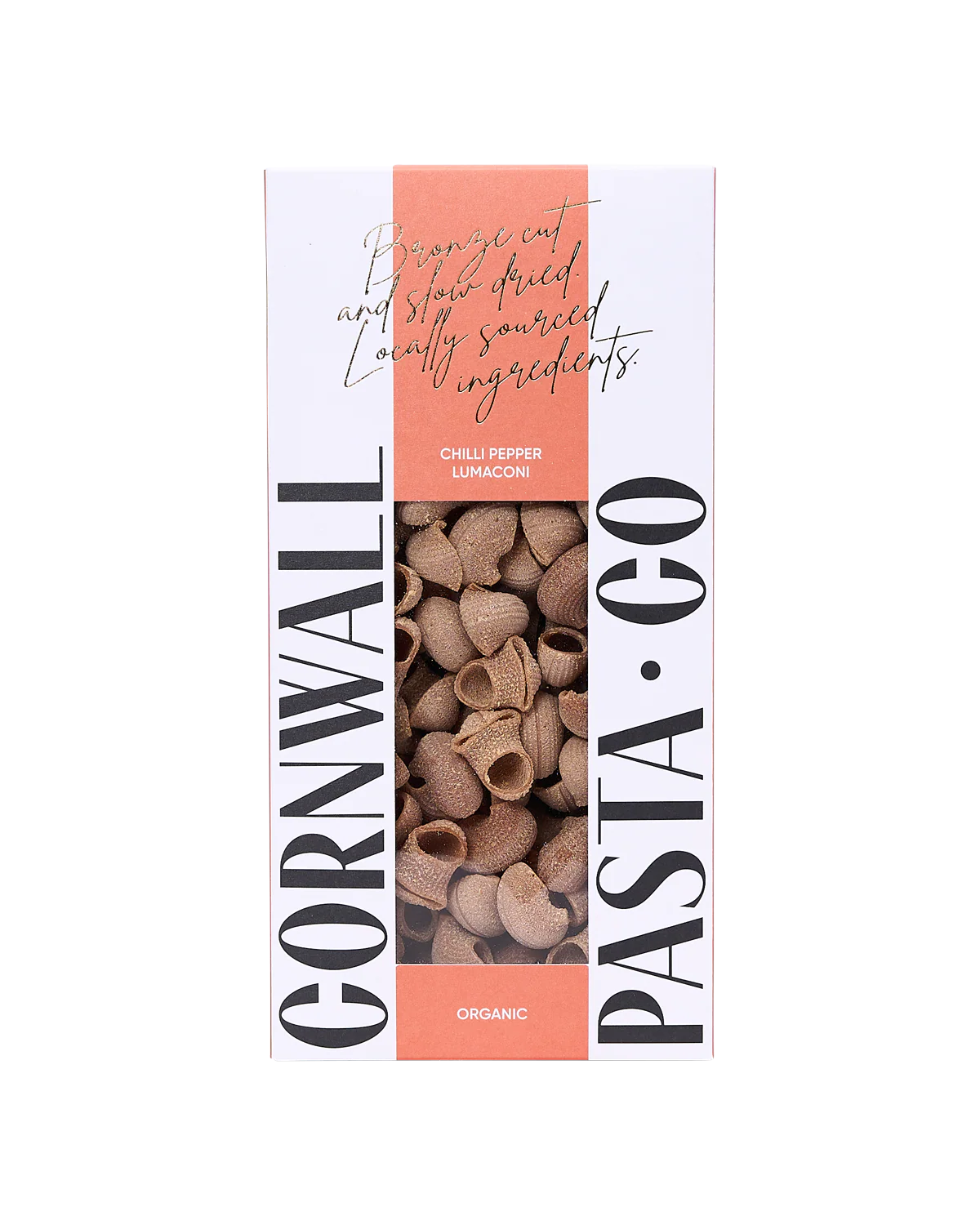 Organic Chilli Pepper Lumaconi Pasta