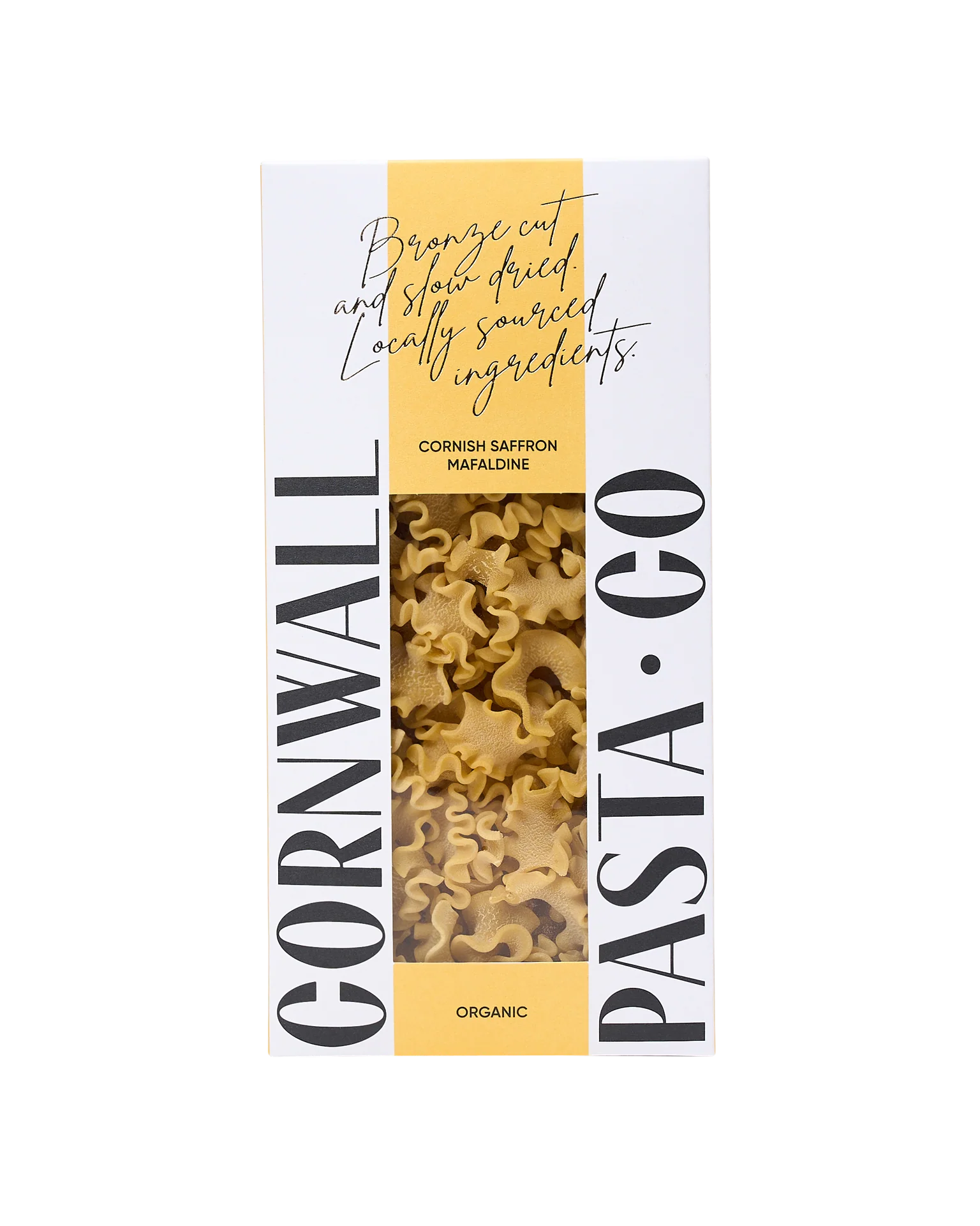 Organic Cornish Saffron Mafaldine Pasta