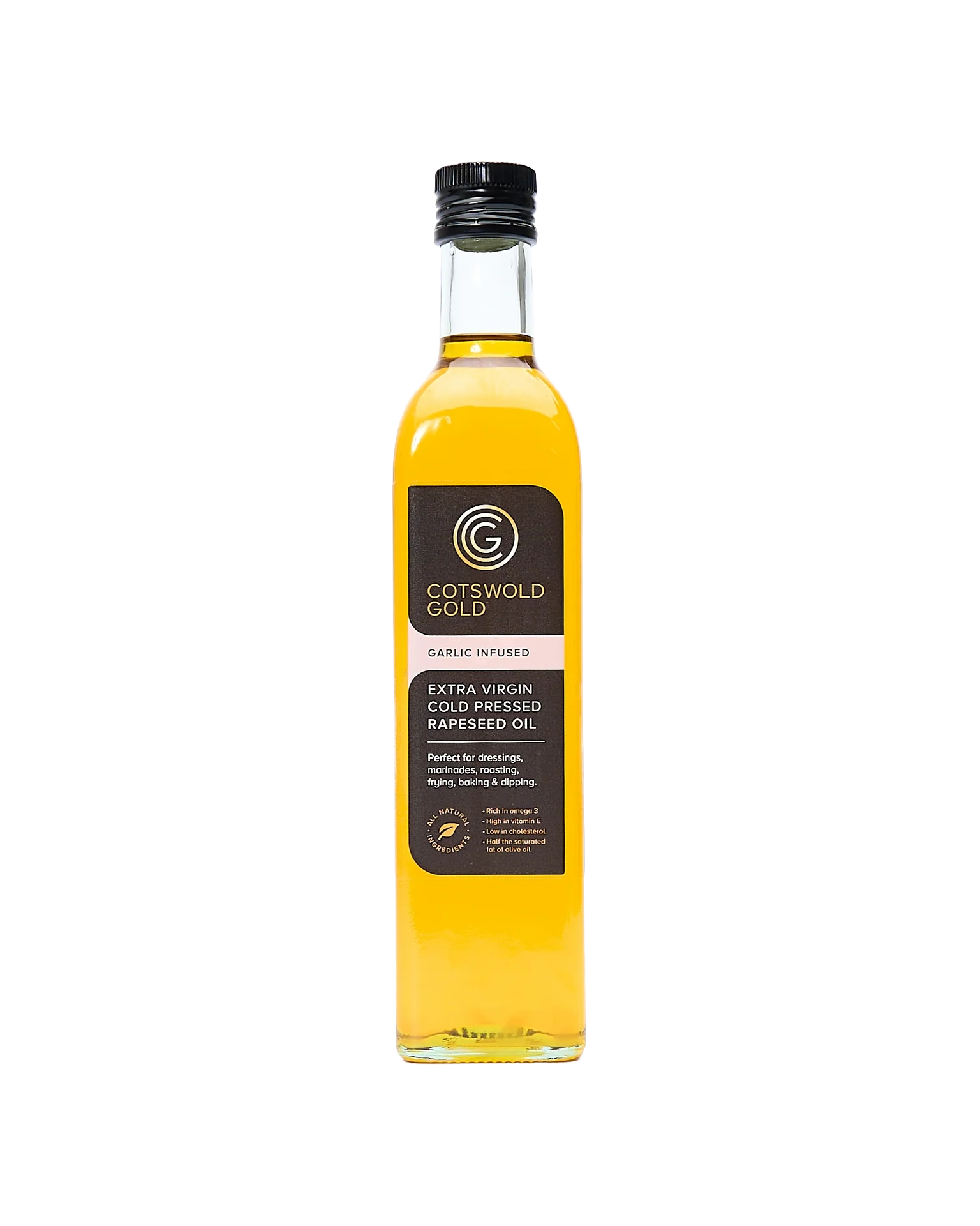 Cold Pressed Rapeseed Oil With Garlic (500Ml)