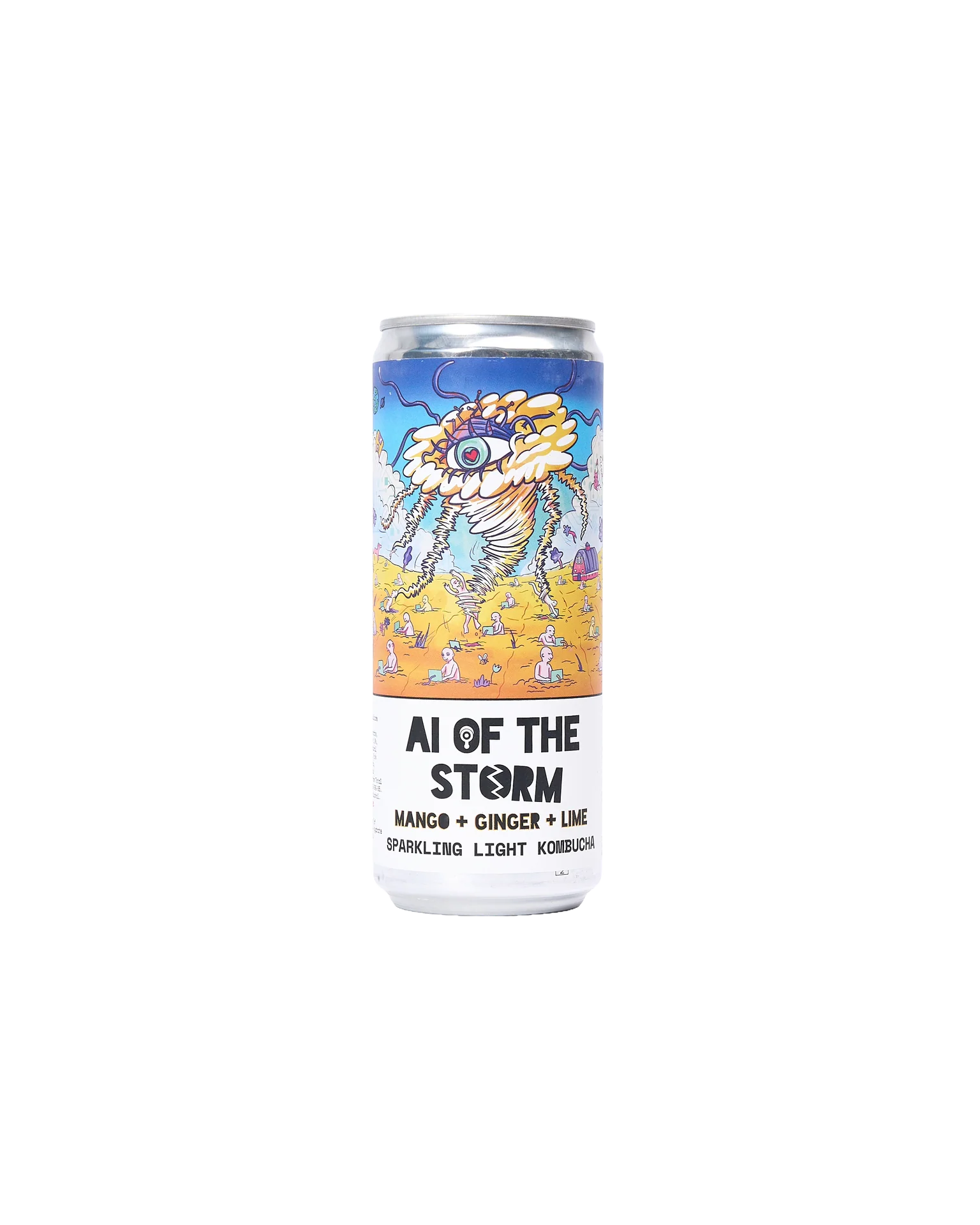 AI Of The Storm: Organic Mango, Ginger & Lime Kombucha Soda
