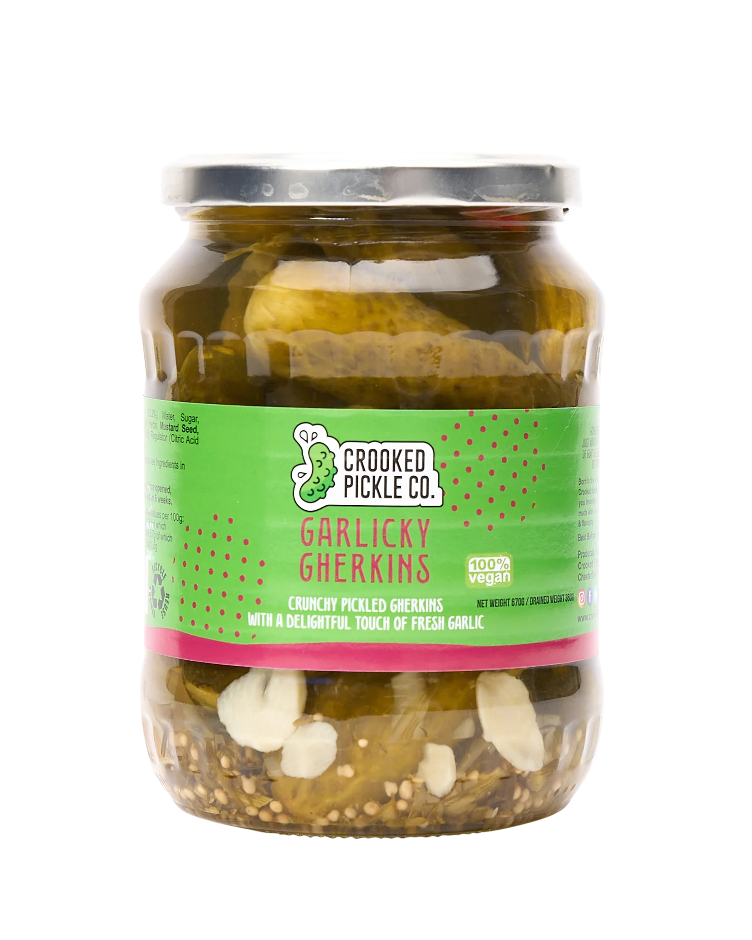 Garlicky Gherkins