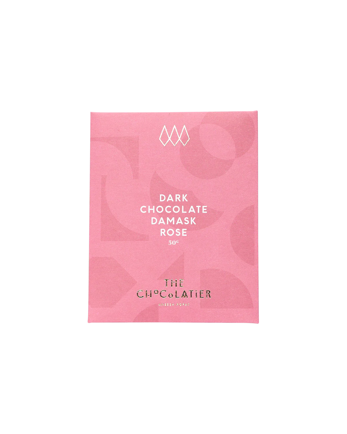 Damask Rose Dark Chocolate Bar 50g (Vegan)