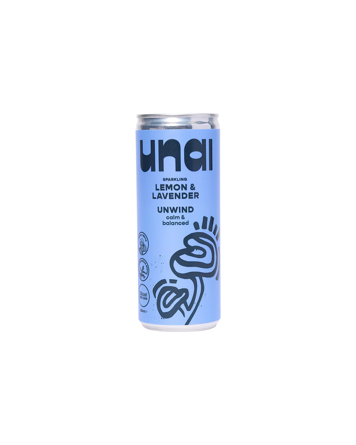 UNWIND: Lemon & Lavender Adaptogenic Soda
