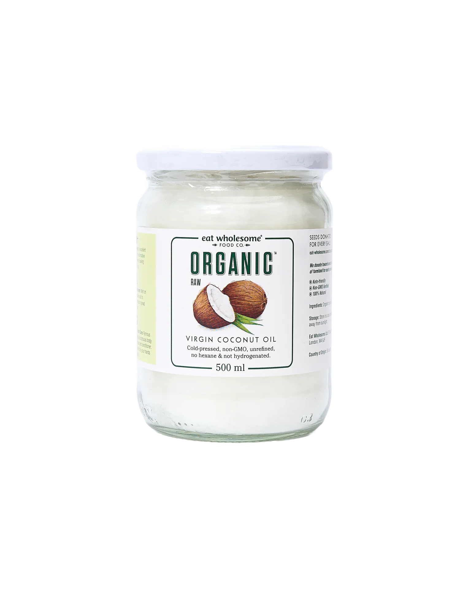 Raw Cold-Pressed Virgin Coconut Oil