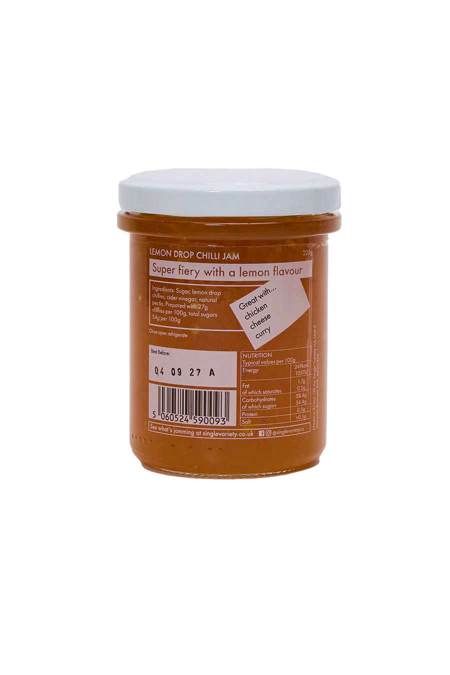 Extra-Spicy Lemon Drop Chilli Jam - Image 2