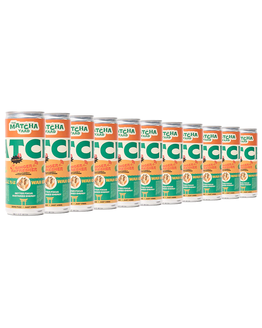 Ginger Refresher Matcha Drink (12 Pack)
