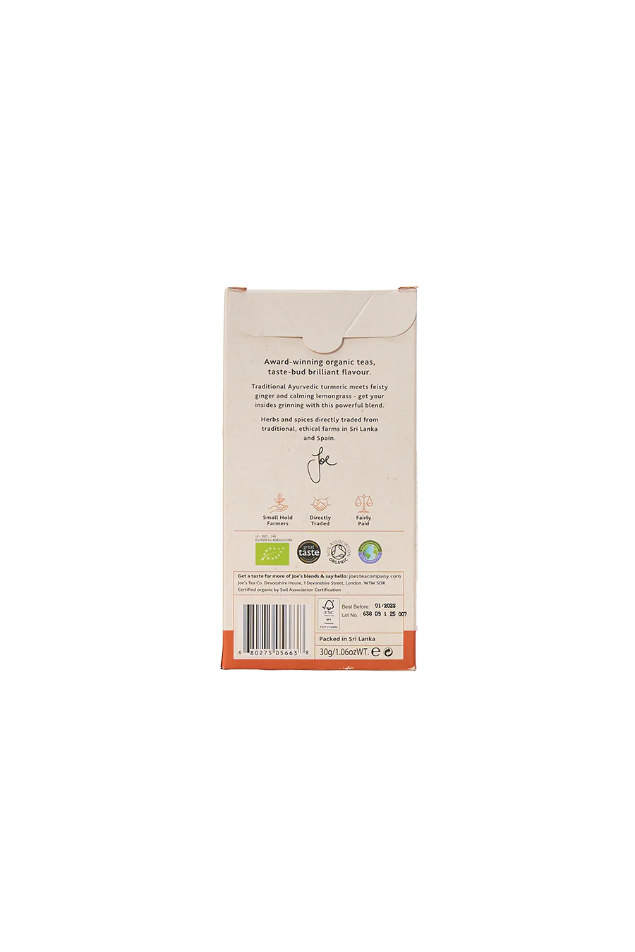 Ginger, Turmeric & Lemongrass Tea - Image 2