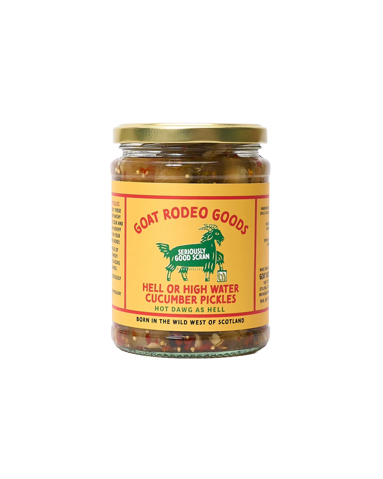 Hell Or High Water Spicy Cucumber Pickles