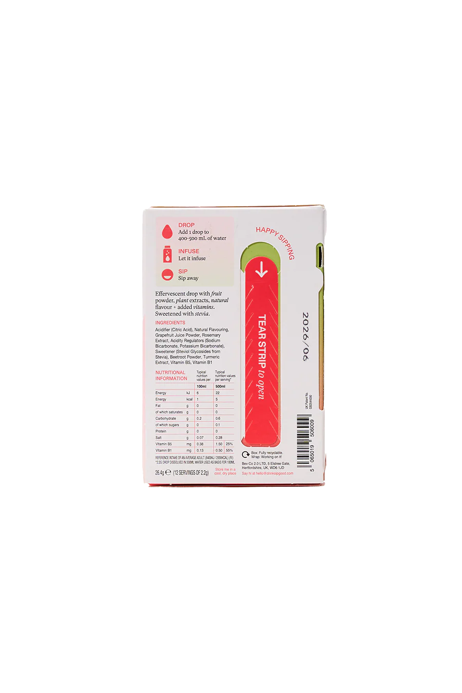 Grapefruit, Apple & Rosemary Hydration Drops - Image 2