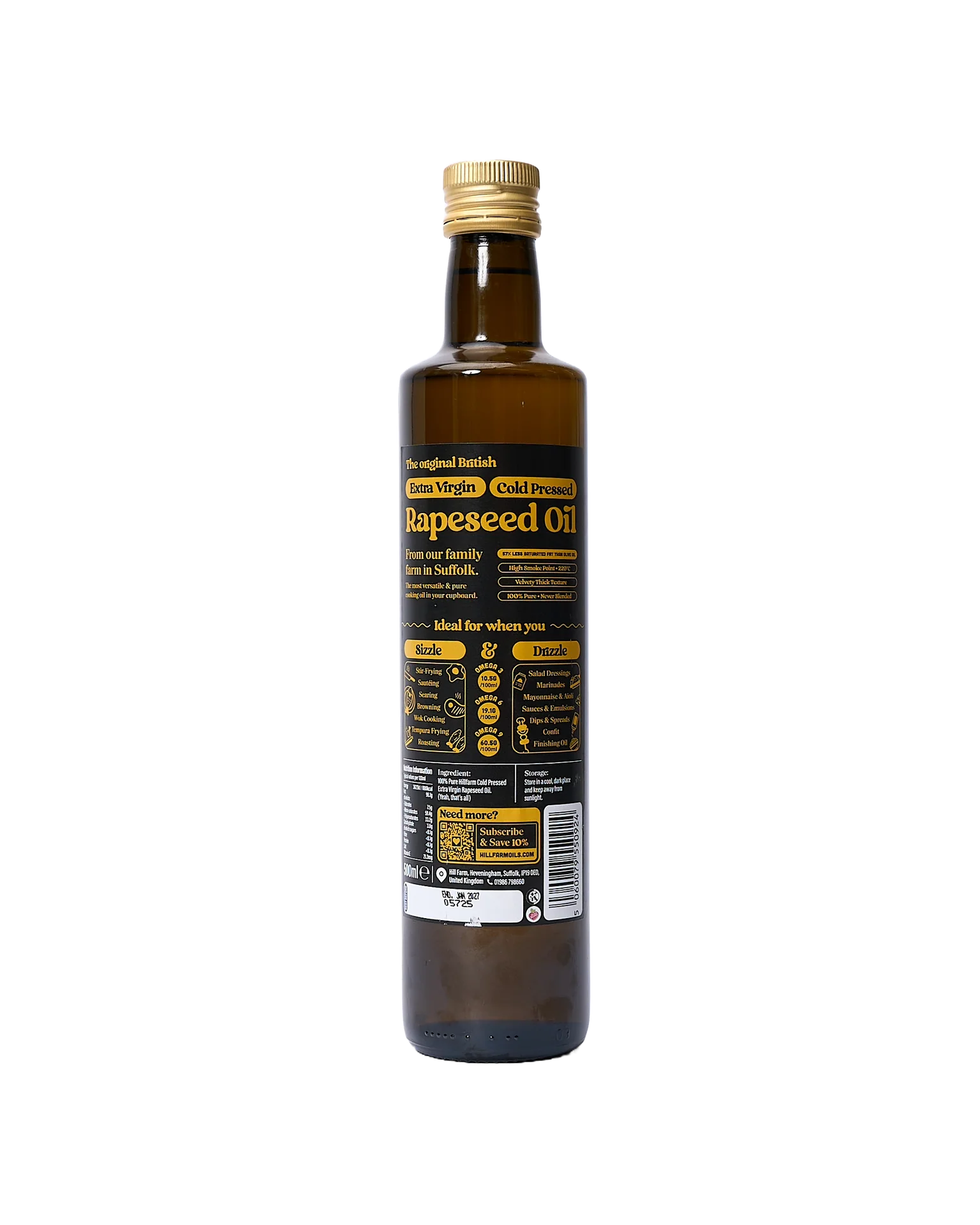 Extra Virgin Cold-Pressed Rapeseed Oil - Image 2