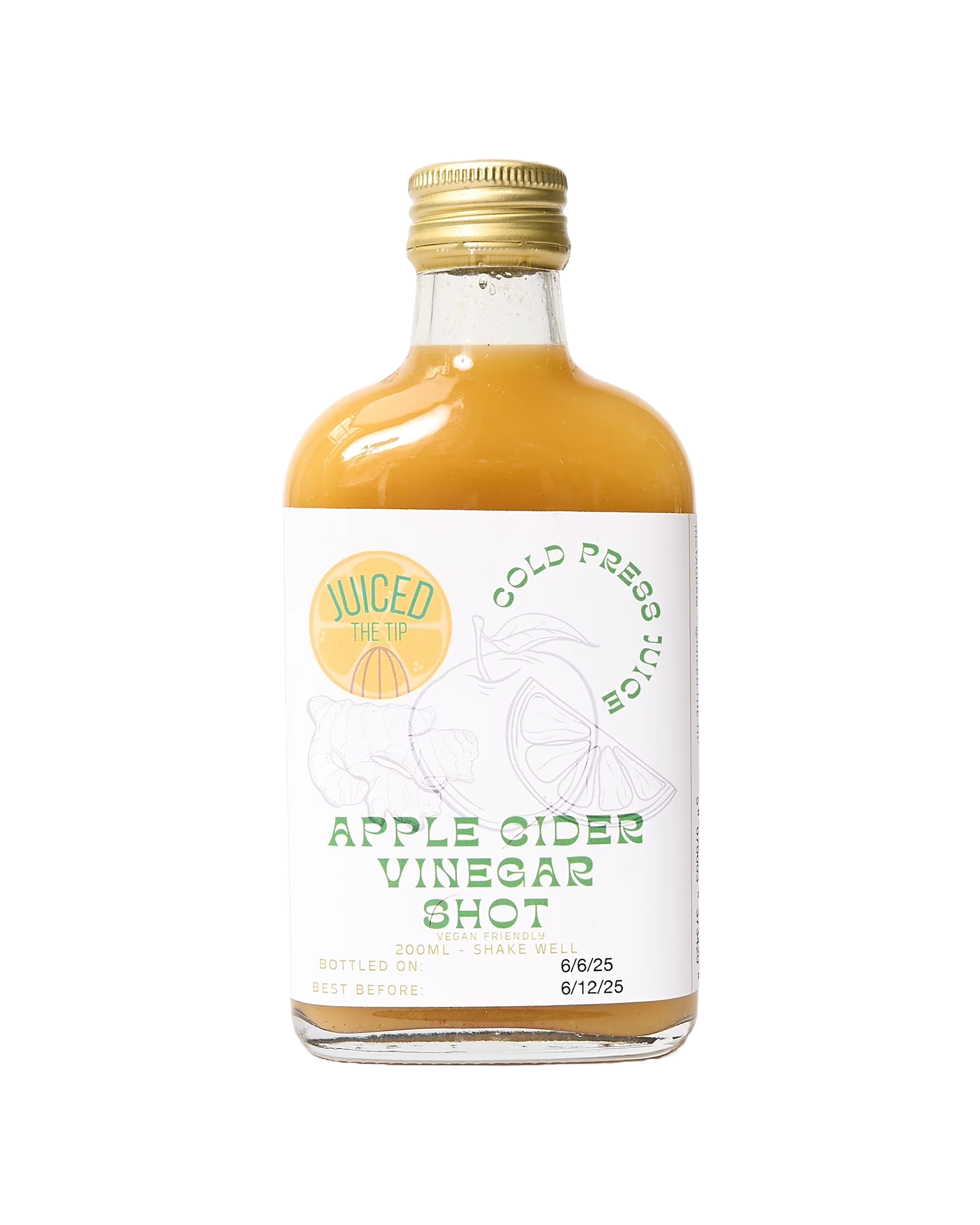ACV Shot - ACV, Ginger & Cayenne Juice Shots