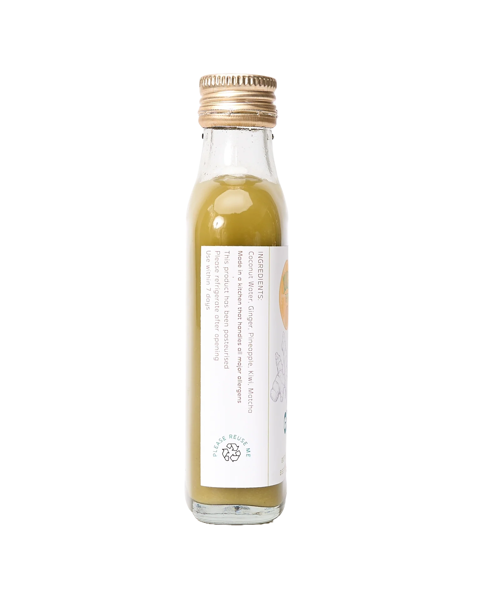 Get Gut - Ginger, Pineapple & Matcha Juice Shots - Image 2