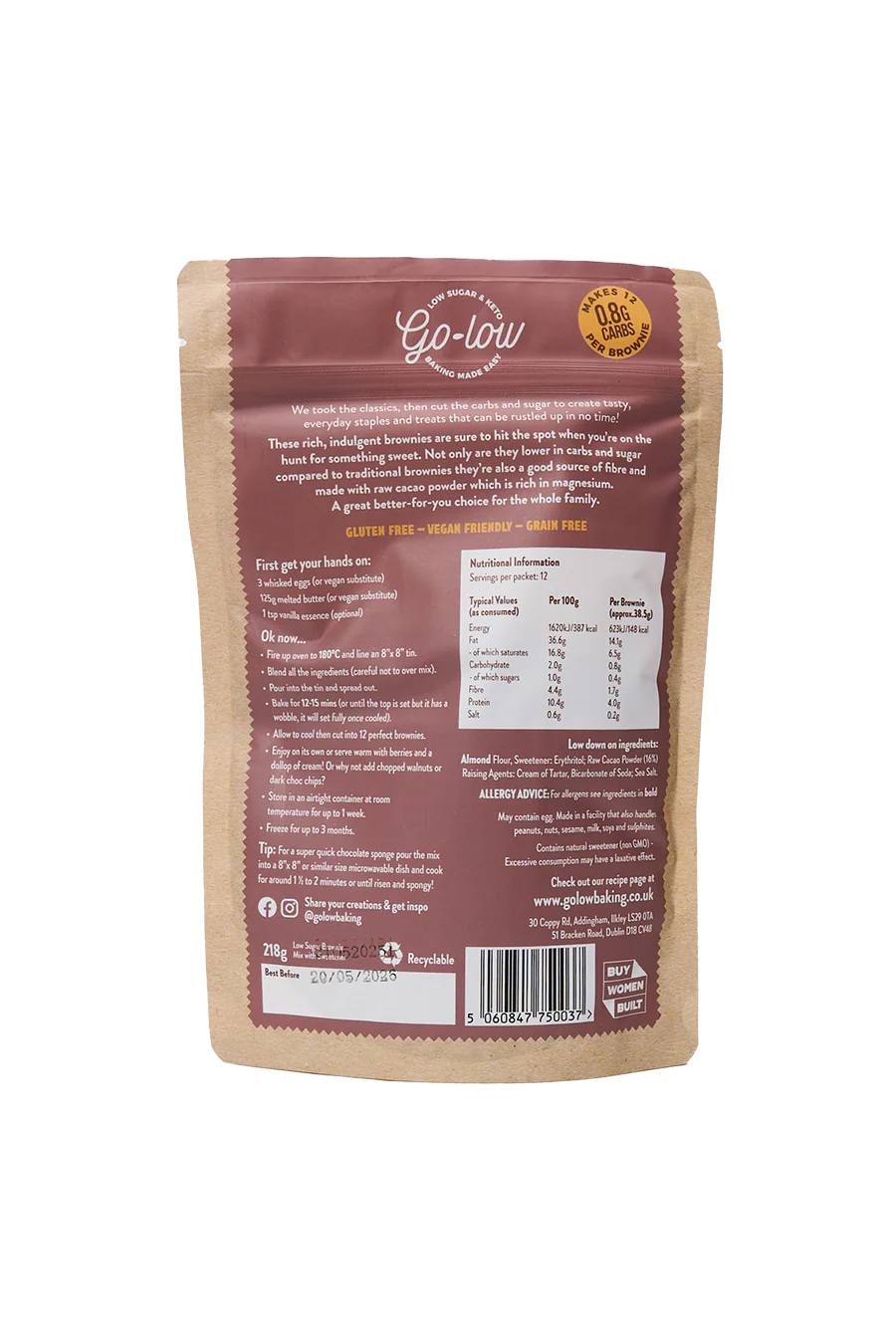 Keto Chocolate Brownie Mix - Image 2