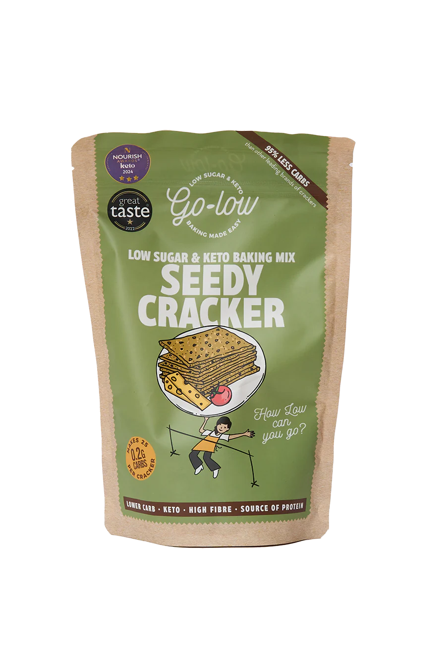 Keto Seedy Cracker Mix