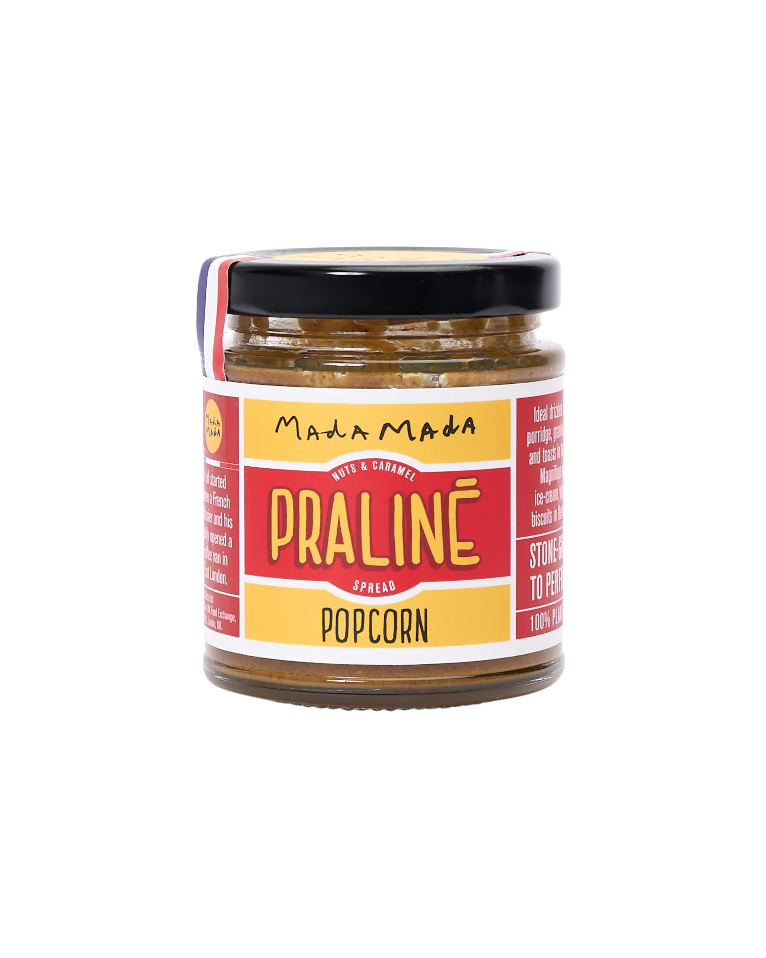 Popcorn Praliné: Caramel Nut Spread