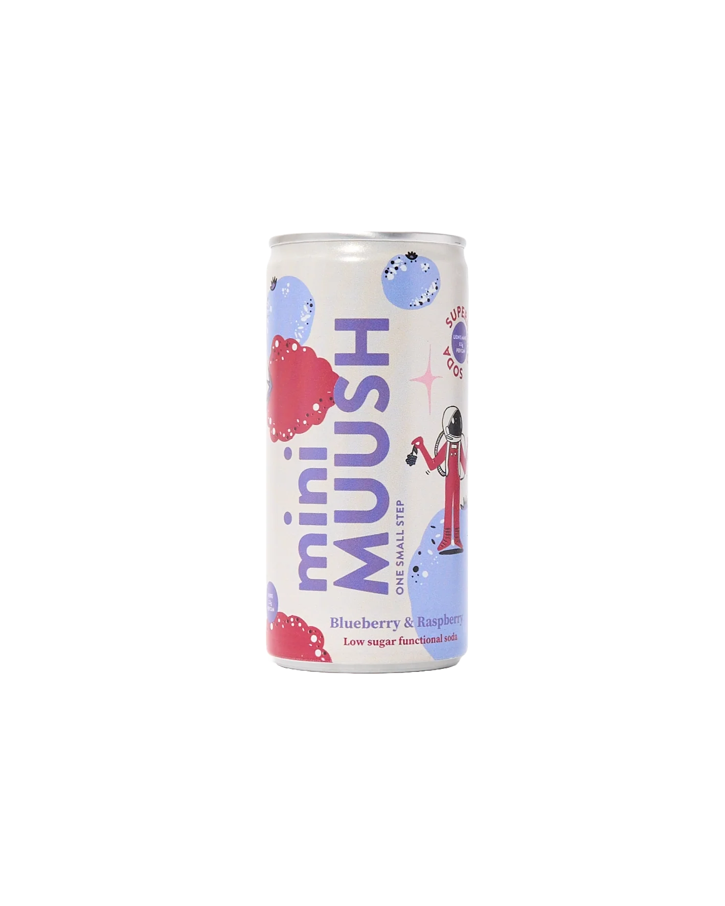 Mini Blueberry & Raspberry Lion's Mane Soda (200ml)