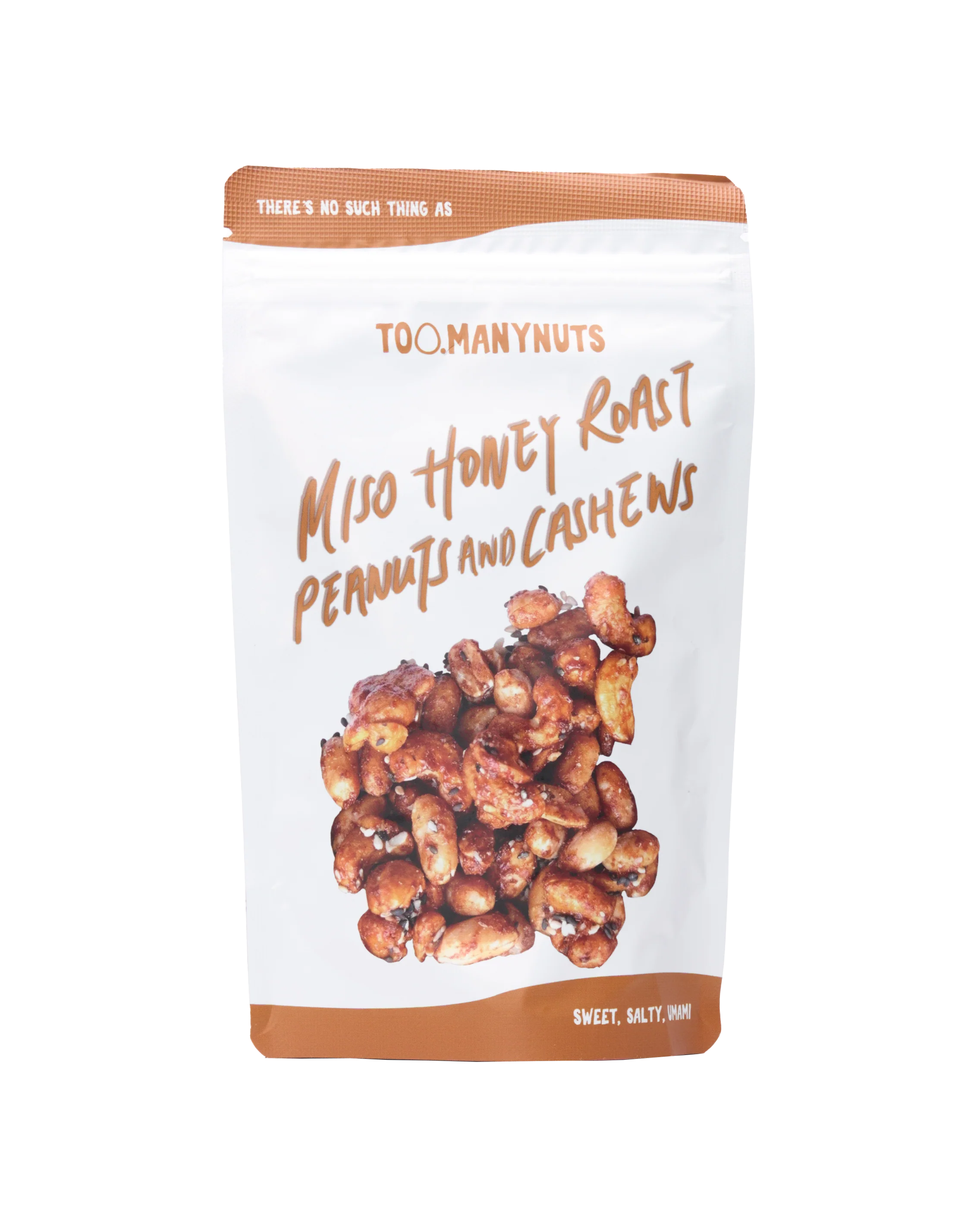 Miso, Sesame & Honey Roast Peanuts and Cashews (100g)