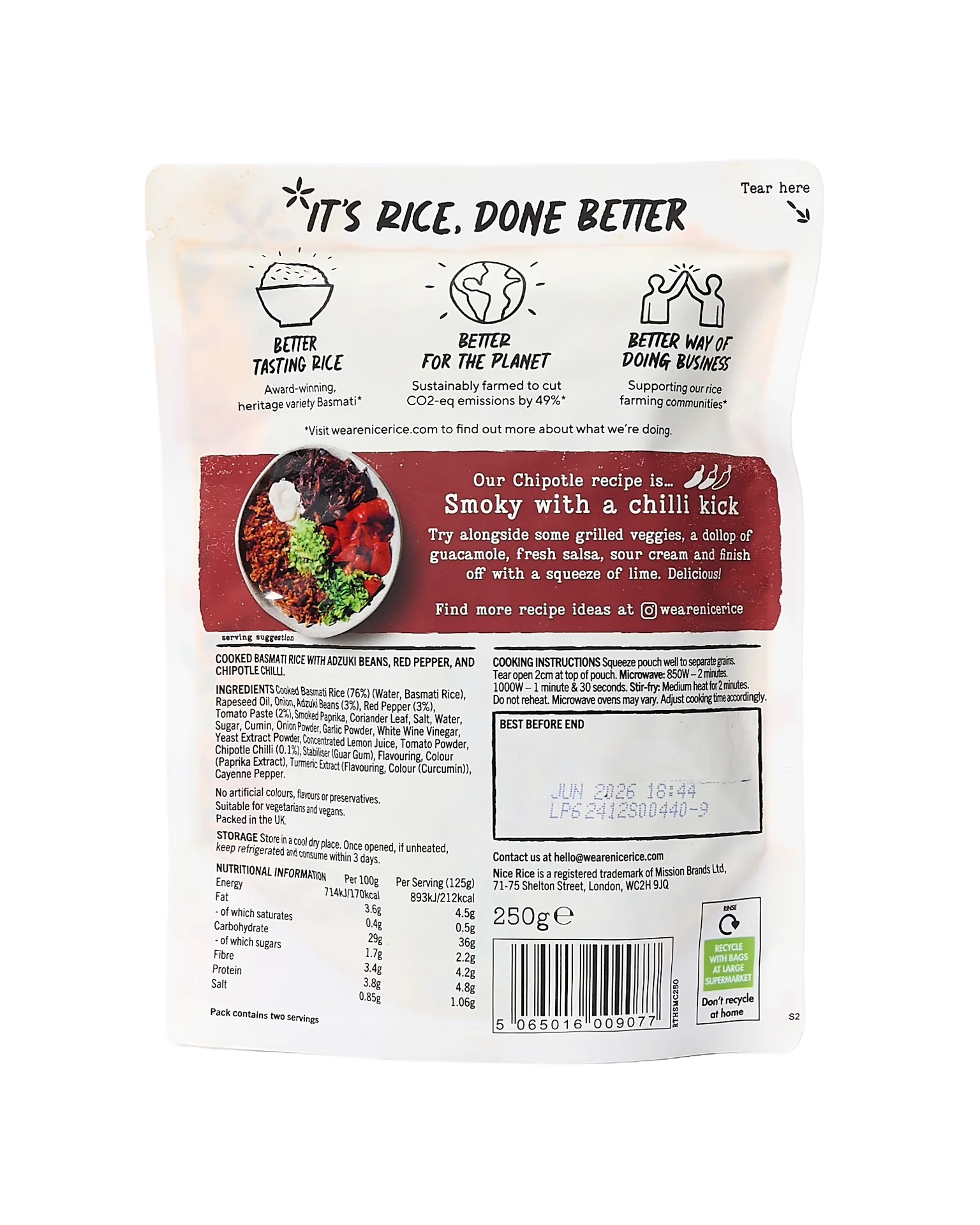Ready-To-Eat Smoky Chipotle Basmati Rice - Image 2