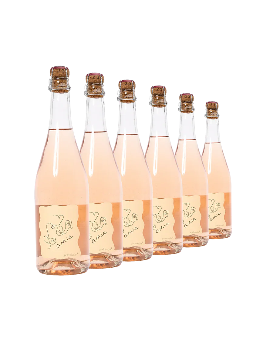 Non-Alcoholic Grenache Lightly Sparkling Wine (6 Bottles)