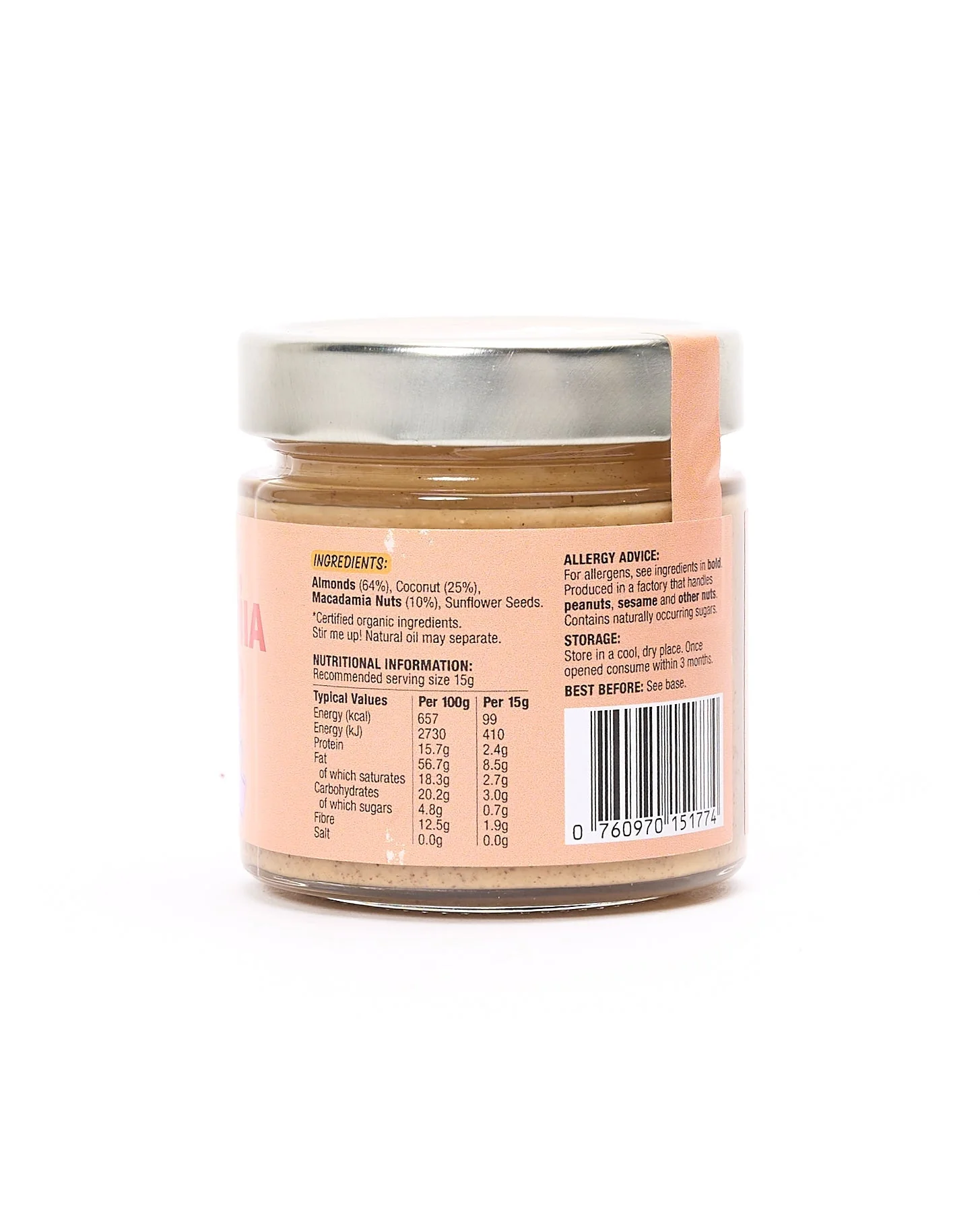 Coconut, Macadamia & Almond Butter - Image 2