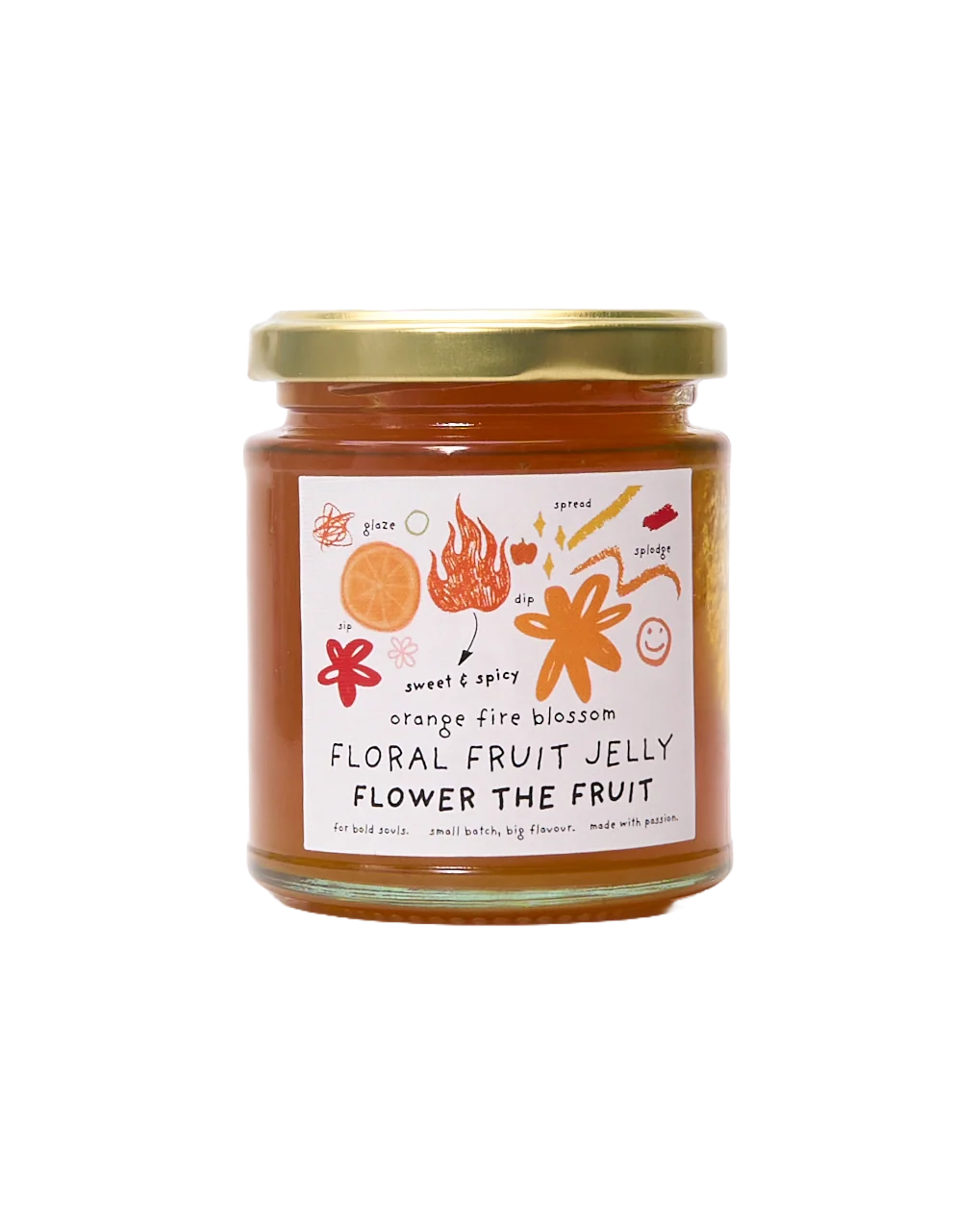 Orange Fire Blossom Jelly