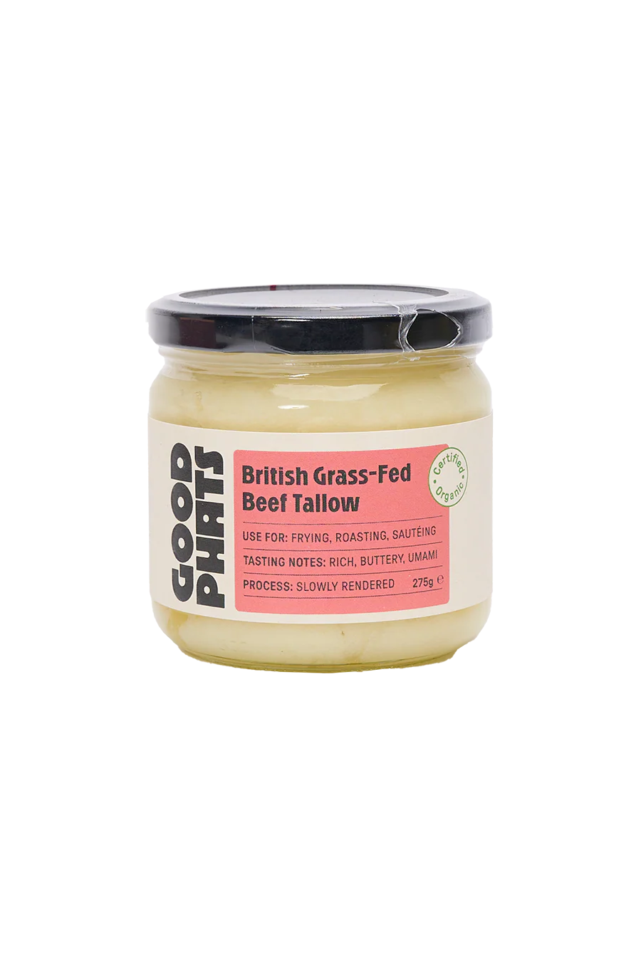 Organic British Grass-Fed Beef Tallow 275g