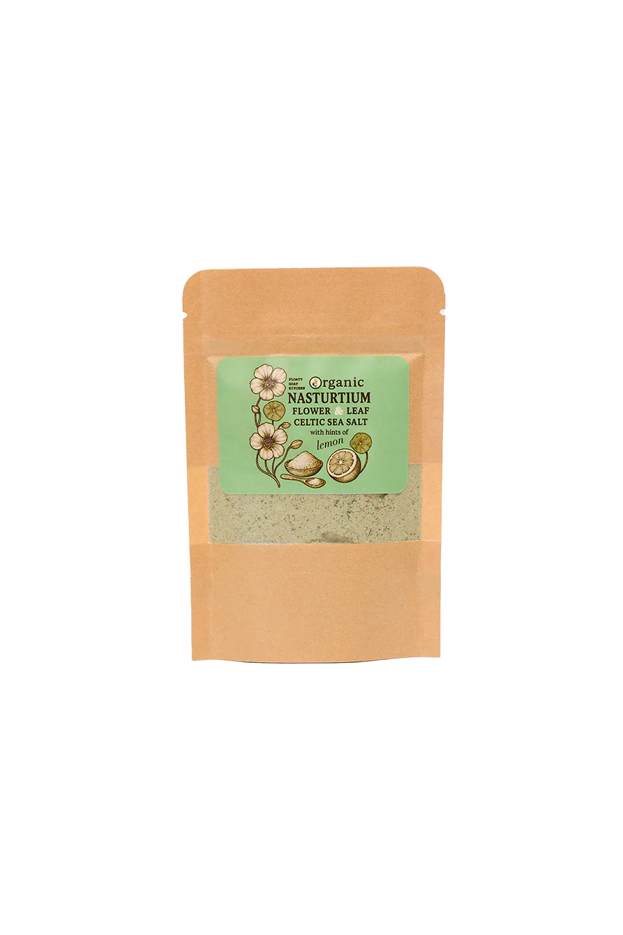 Organic Nasturtium Salt with Lemon