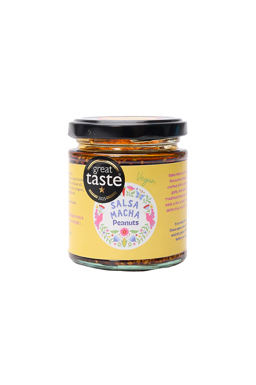 Peanut Salsa Macha with Olive Oil