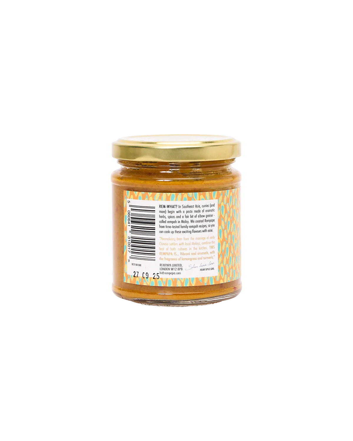 Peranakan Turmeric & Lemongrass Curry Paste - Image 2