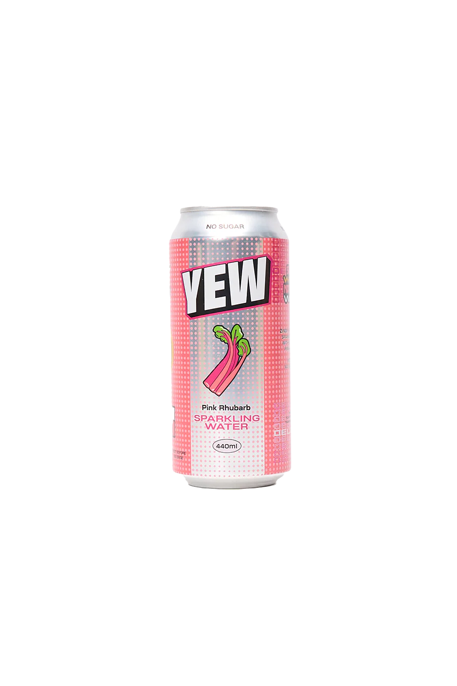 Pink Rhubarb Sparkling Water
