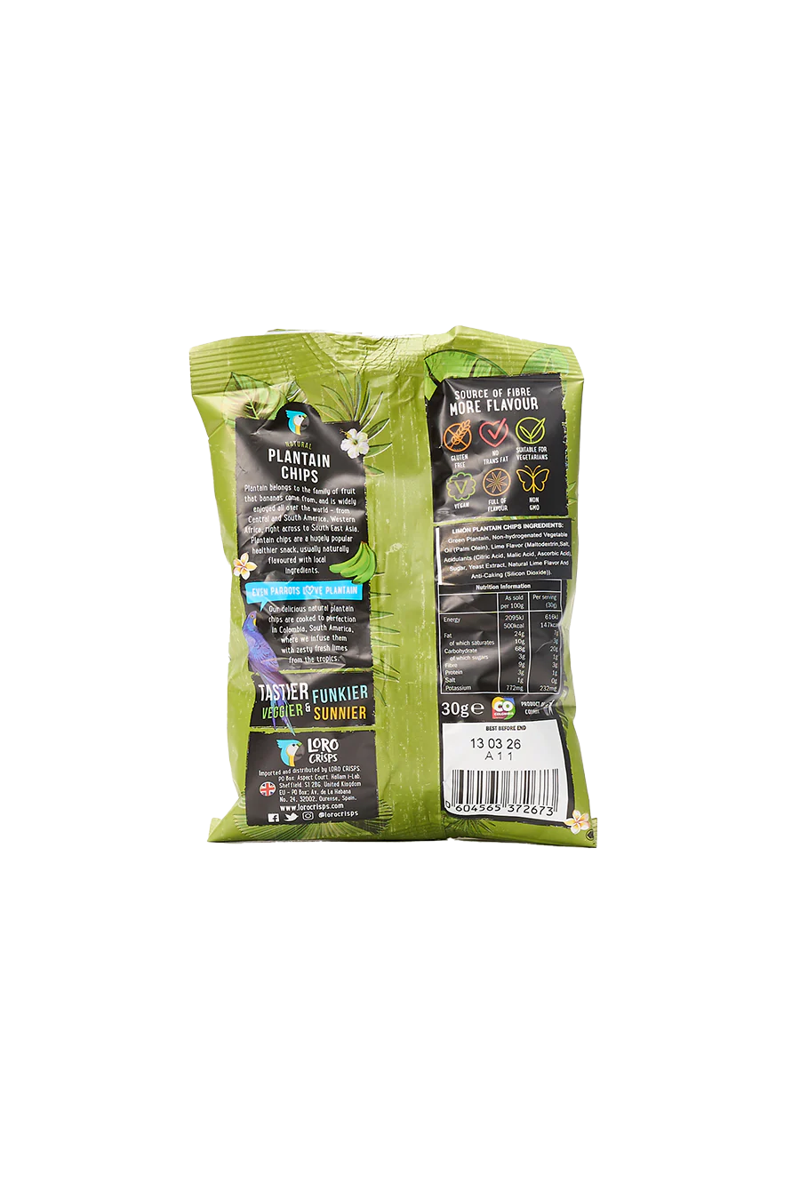 Quimbaya Lime Plantain Crisps - Image 2