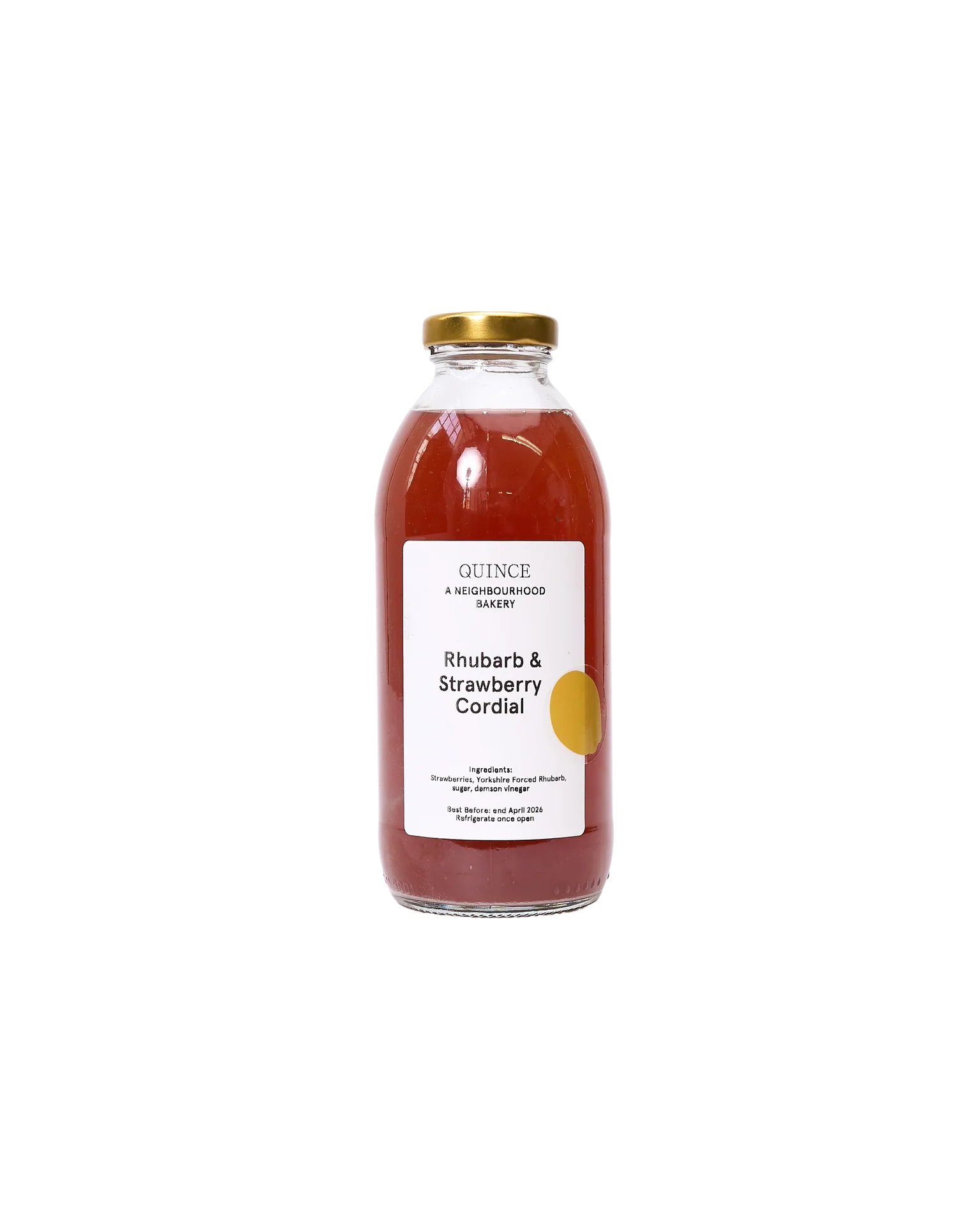 Rhubarb & Strawberry Cordial
