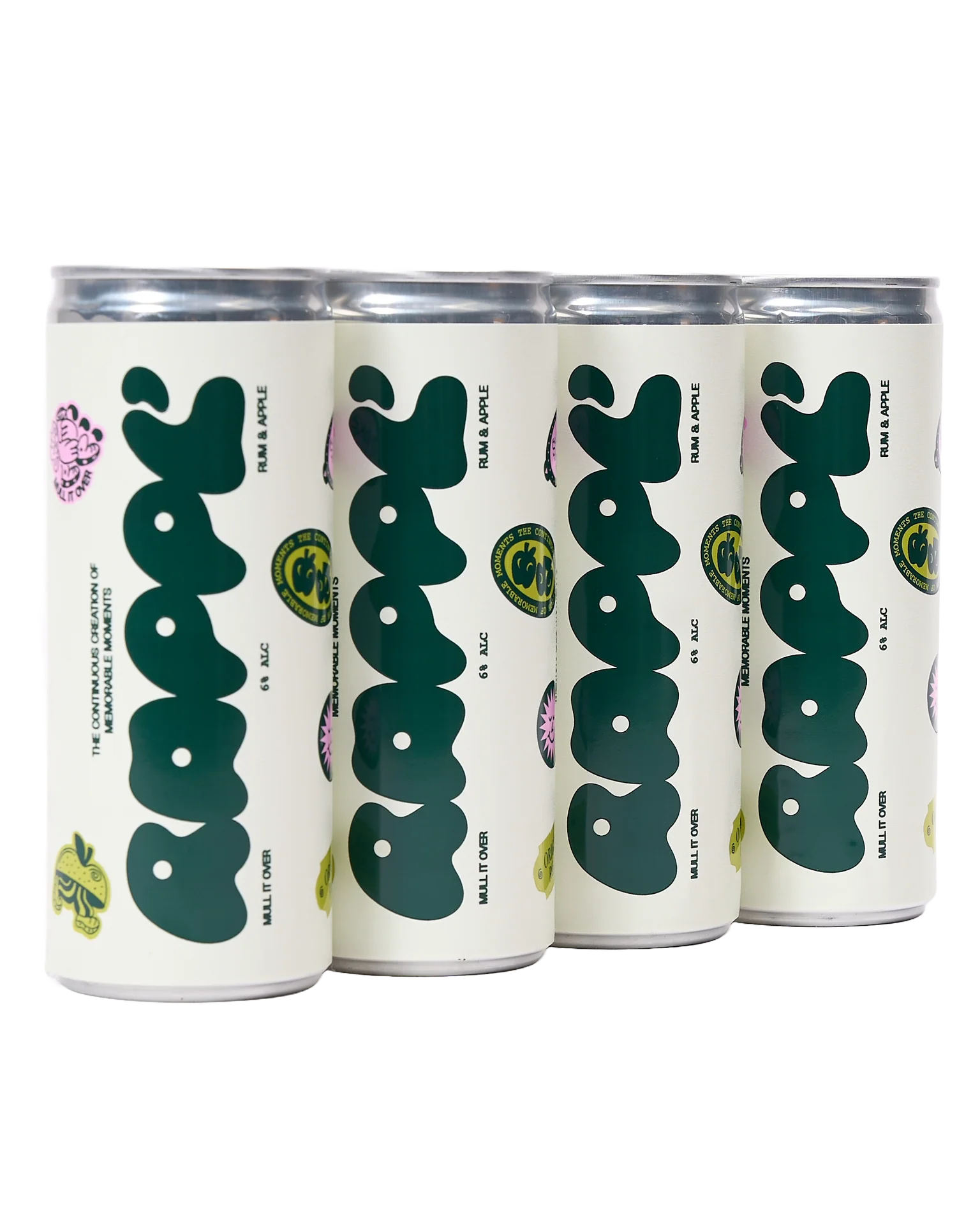 Rappl': Rum & Apple Juice (4-Pack)
