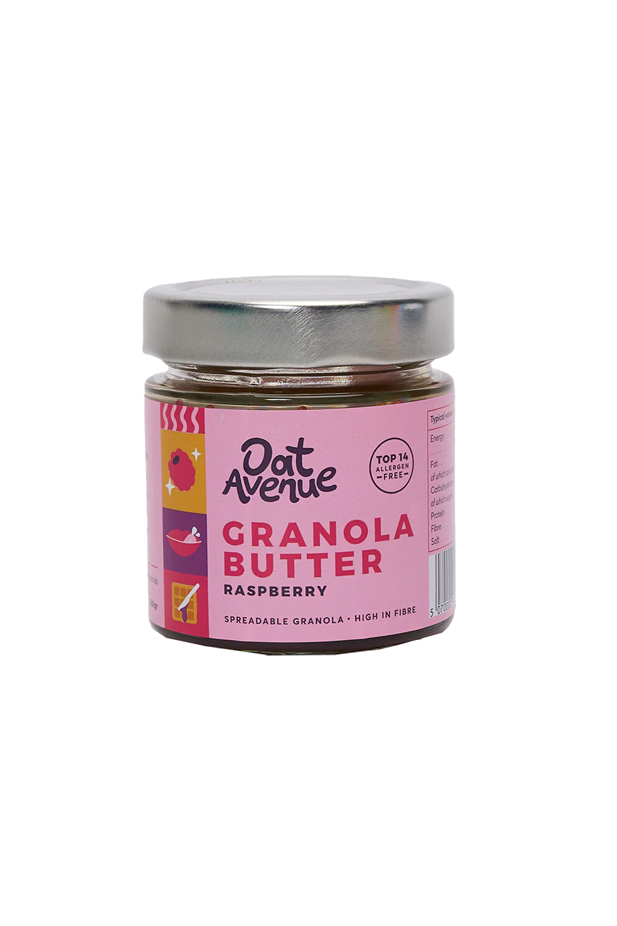 Raspberry Granola butter