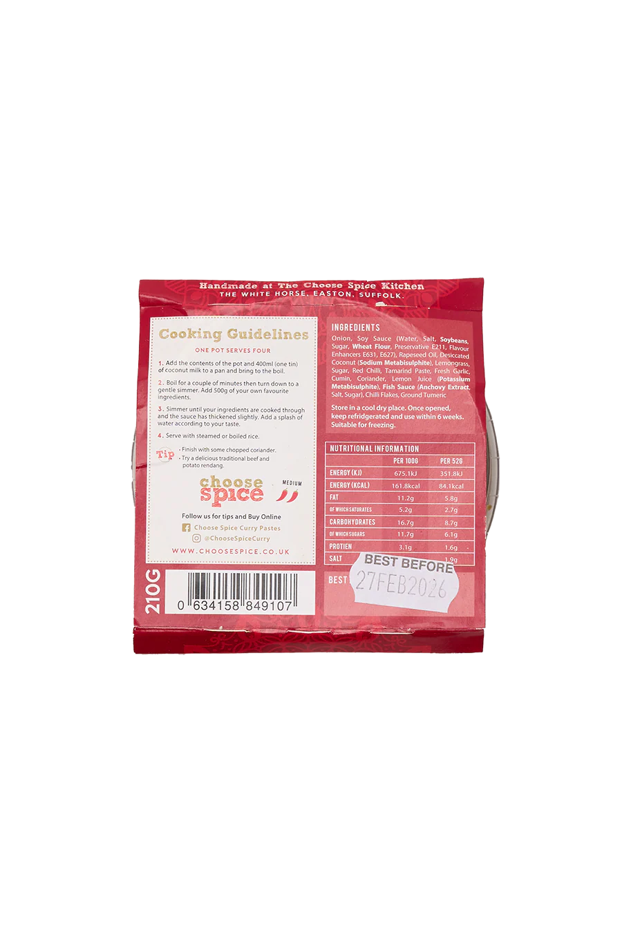 Rendang Curry Paste - Image 2