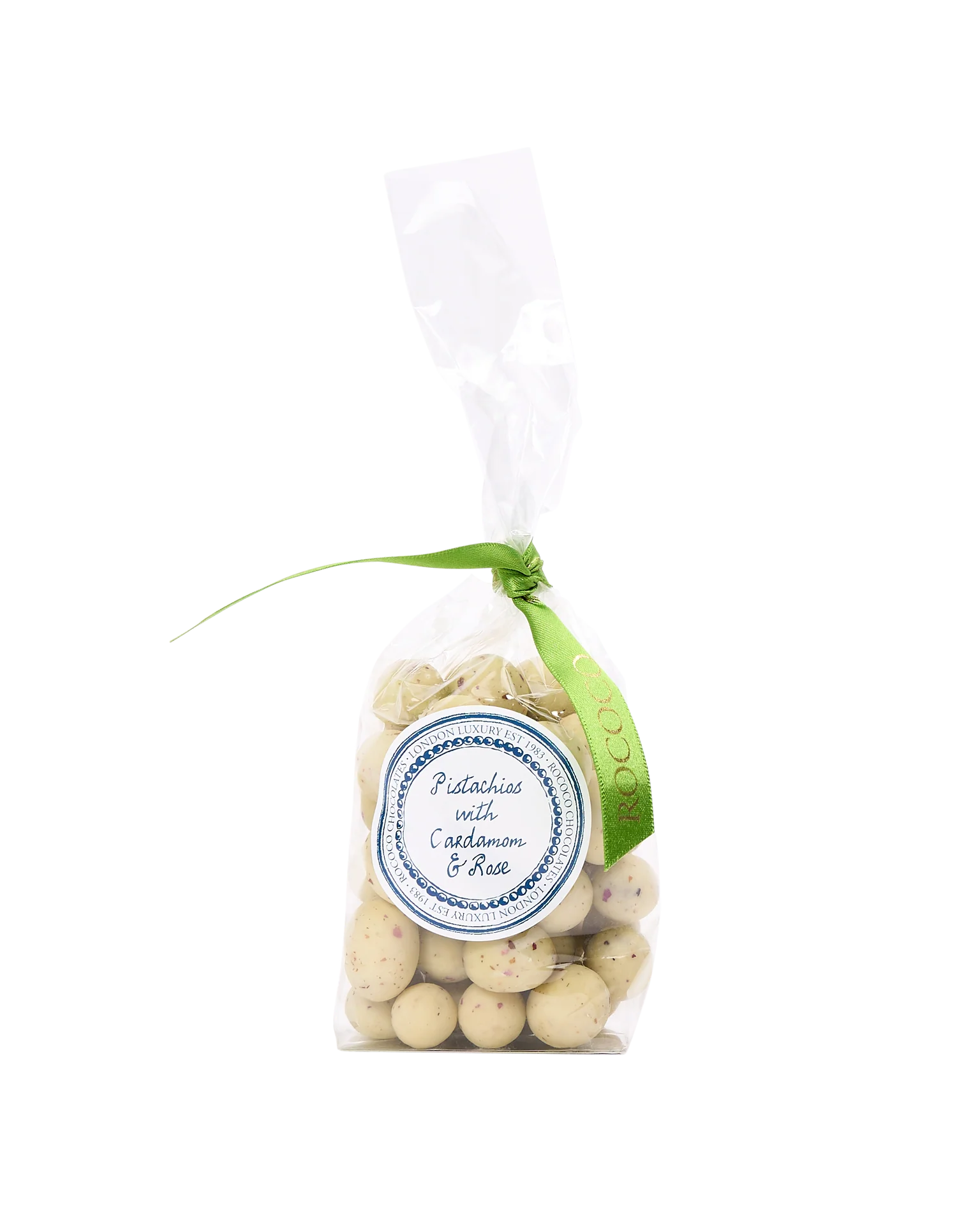 Cardamom & White Chocolate Covered Pistachios