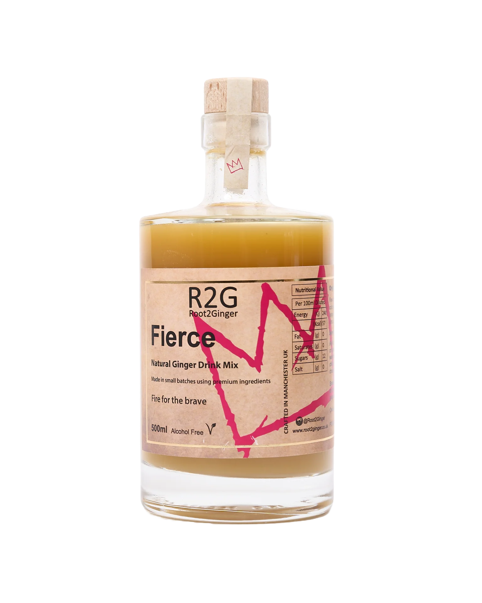 Root2Ginger Fierce Natural Ginger Drink Mix (Large)