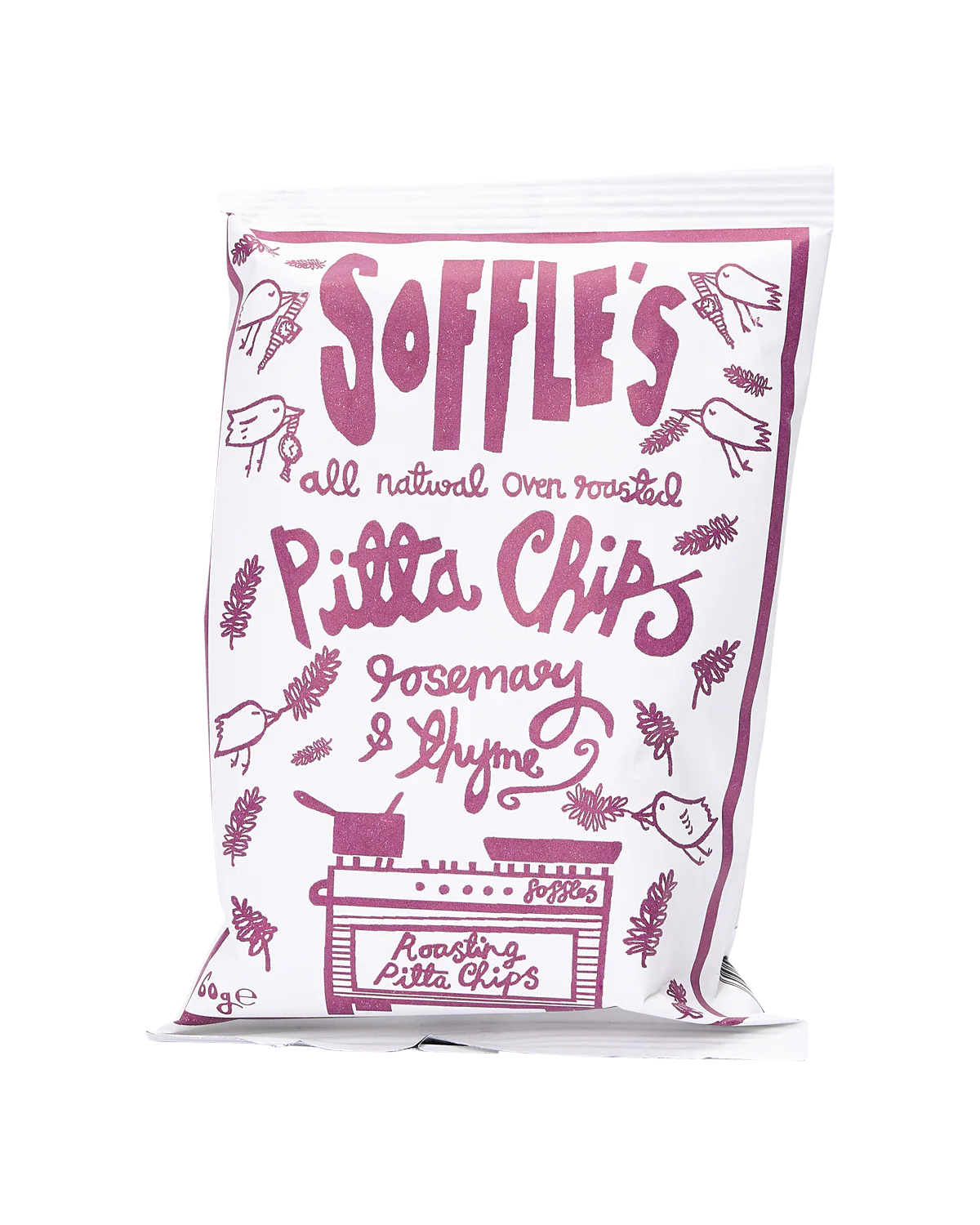 Rosemary and Thyme Pitta Chips - 60g