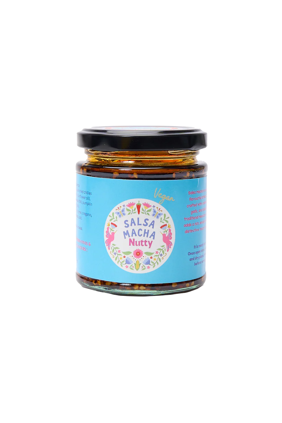 Peanut Salsa Macha with Vegetable Oil