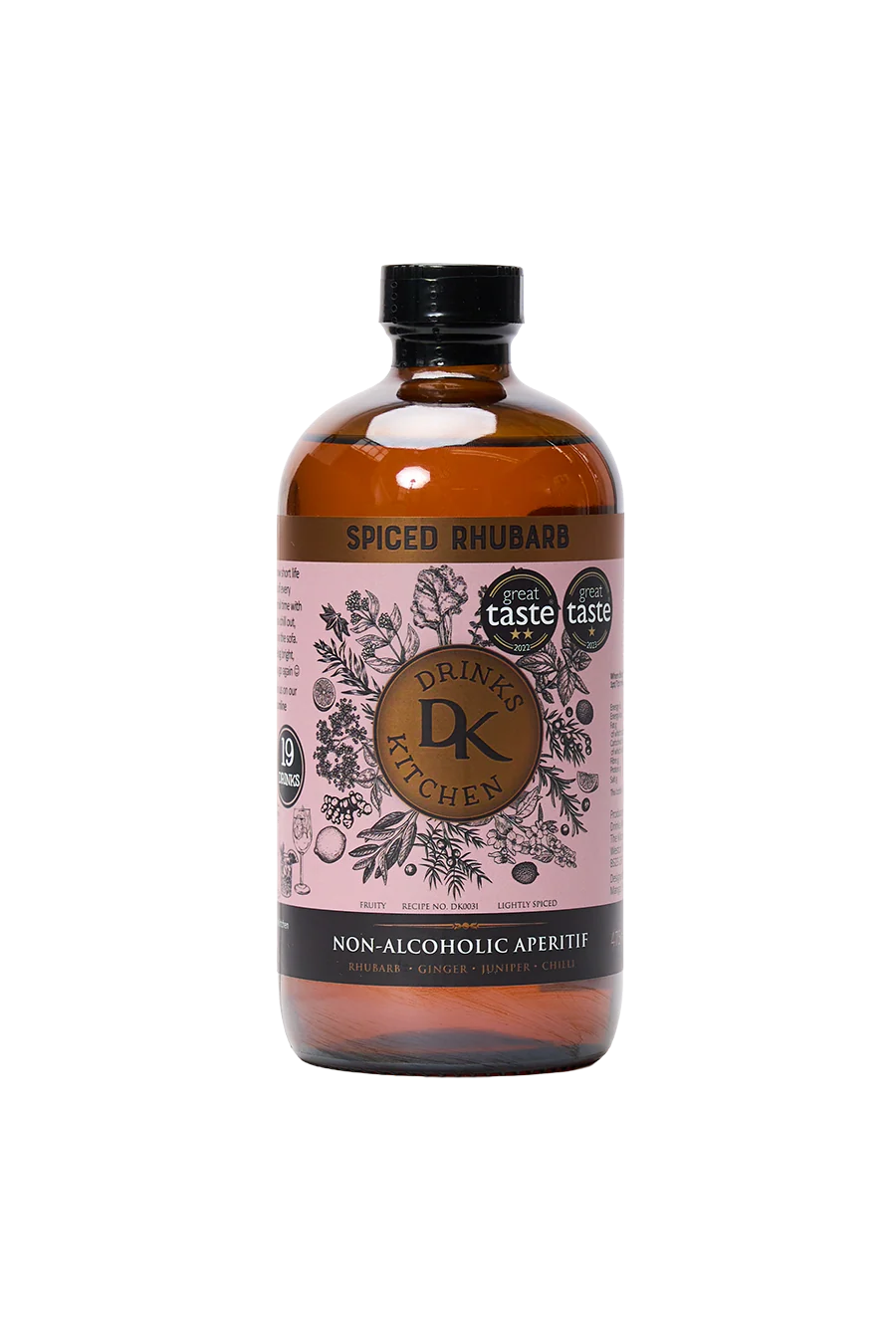 Spiced Rhubarb: Non-Alcoholic Aperitif