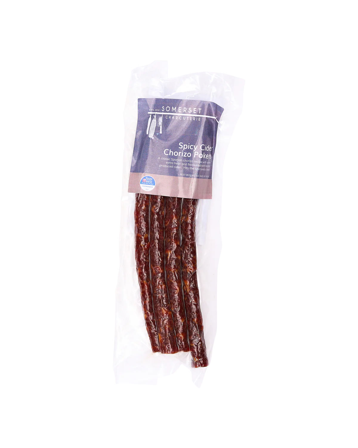 Spicy Cider Chorizo Sticks