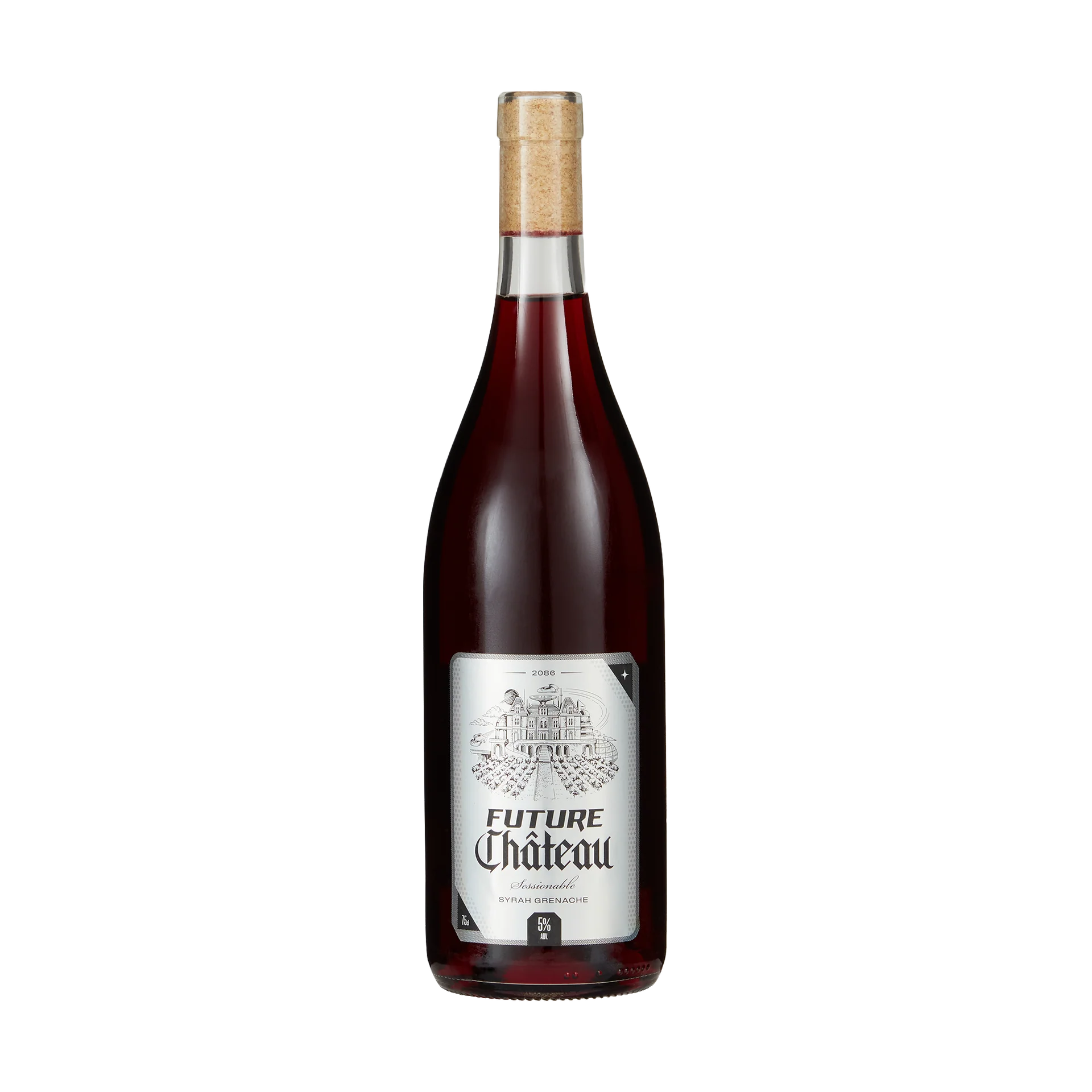 Mid-Strength Syrah Grenache Wine (5%)
