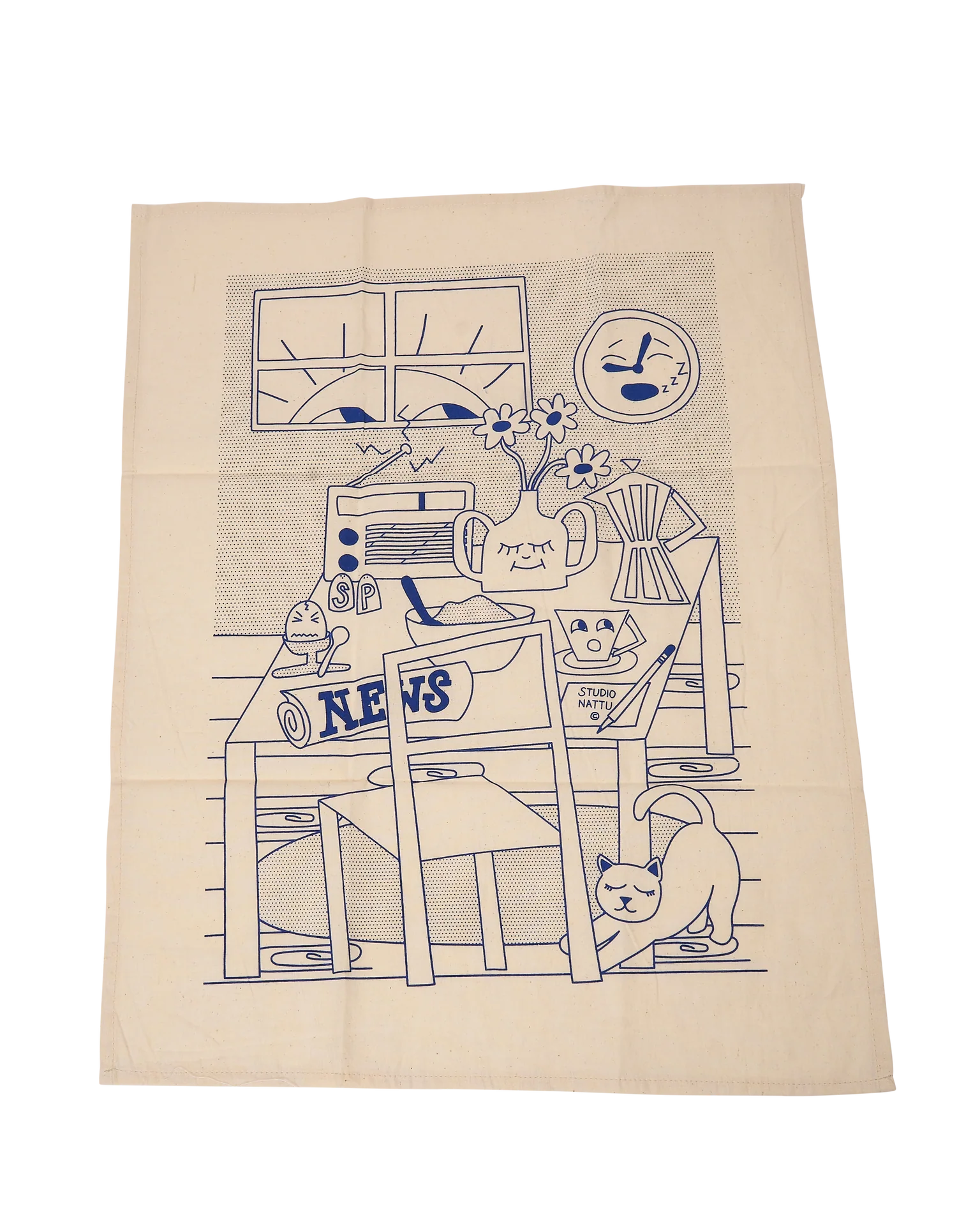 Tea Towel (Dark Blue)